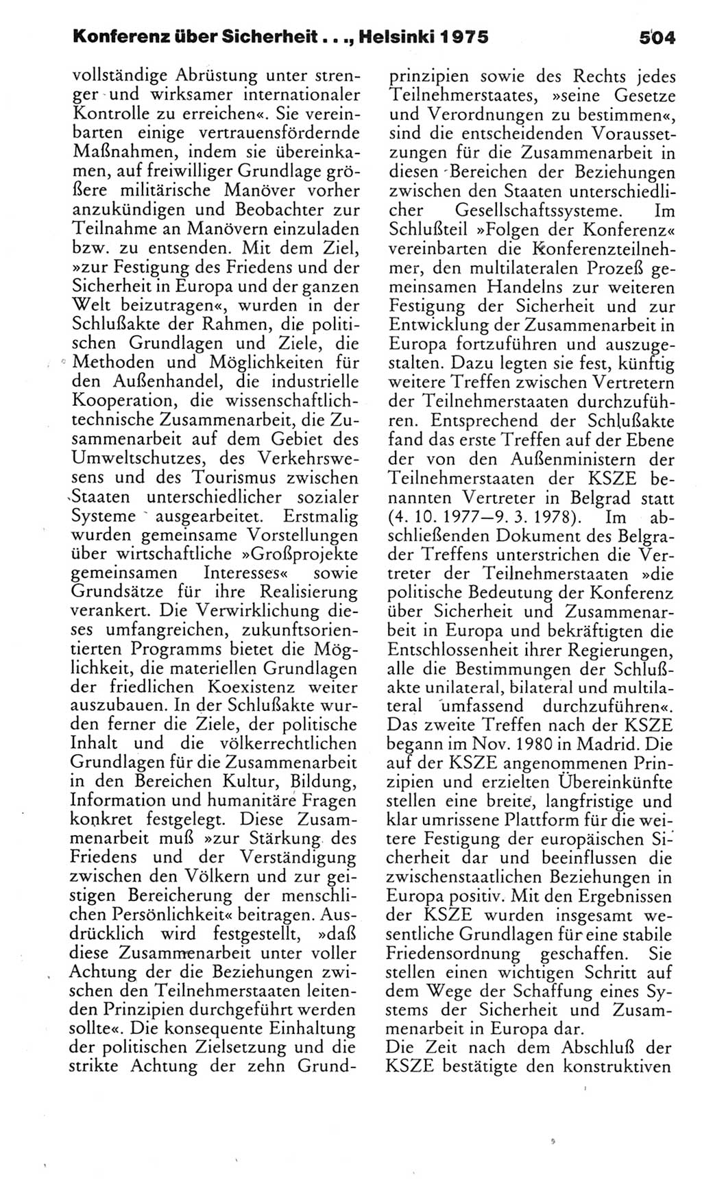 Kleines politisches Wörterbuch [Deutsche Demokratische Republik (DDR)] 1985, Seite 504 (Kl. pol. Wb. DDR 1985, S. 504)