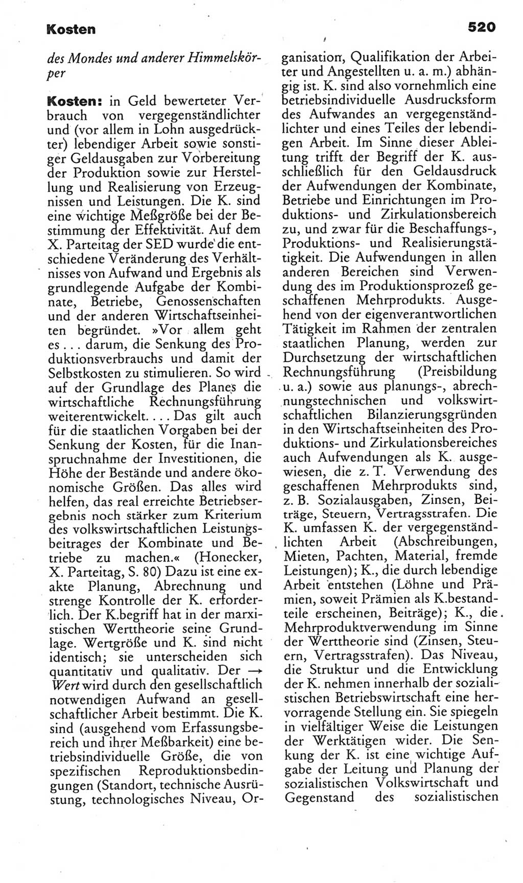 Kleines politisches Wörterbuch [Deutsche Demokratische Republik (DDR)] 1985, Seite 520 (Kl. pol. Wb. DDR 1985, S. 520)
