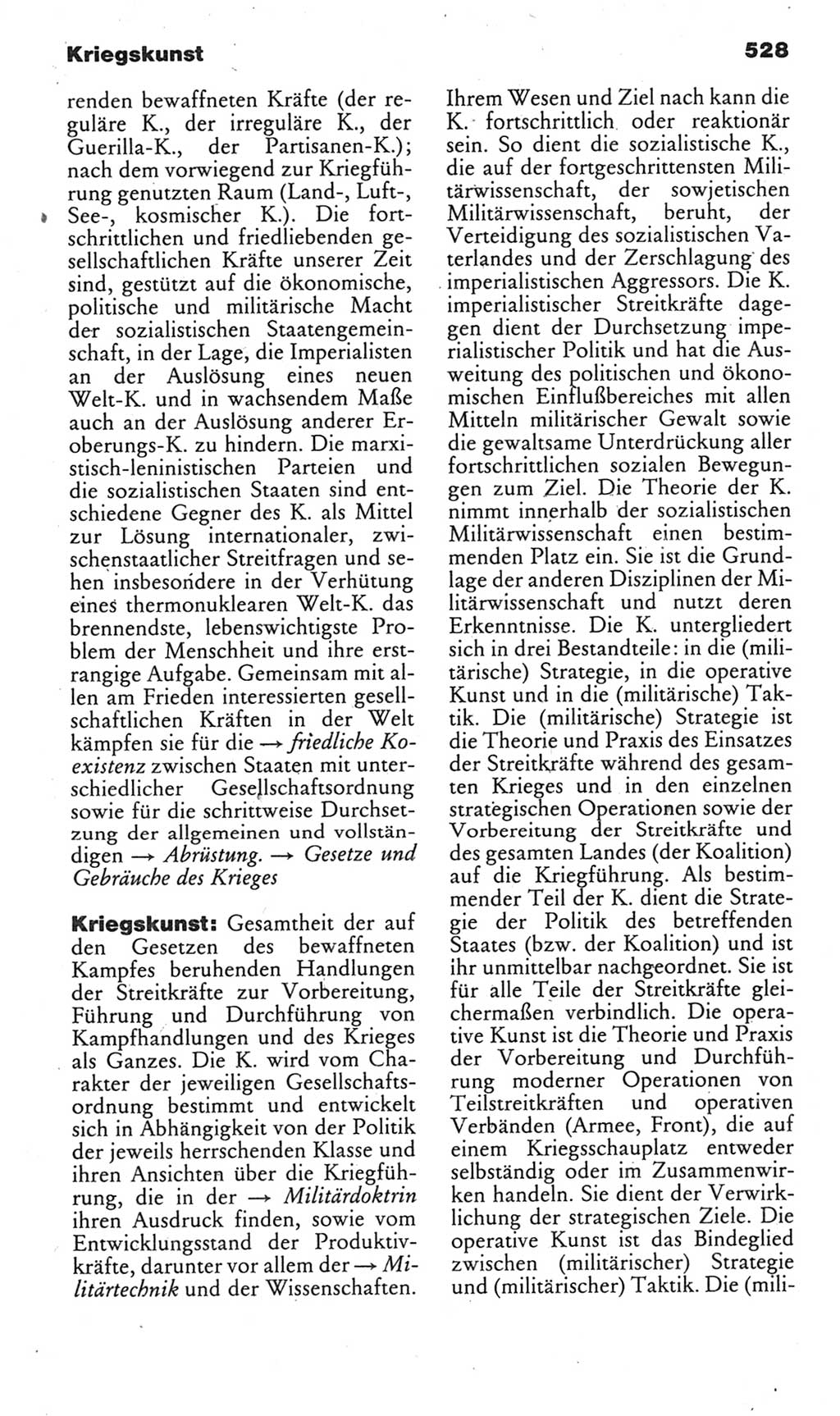Kleines politisches Wörterbuch [Deutsche Demokratische Republik (DDR)] 1985, Seite 528 (Kl. pol. Wb. DDR 1985, S. 528)