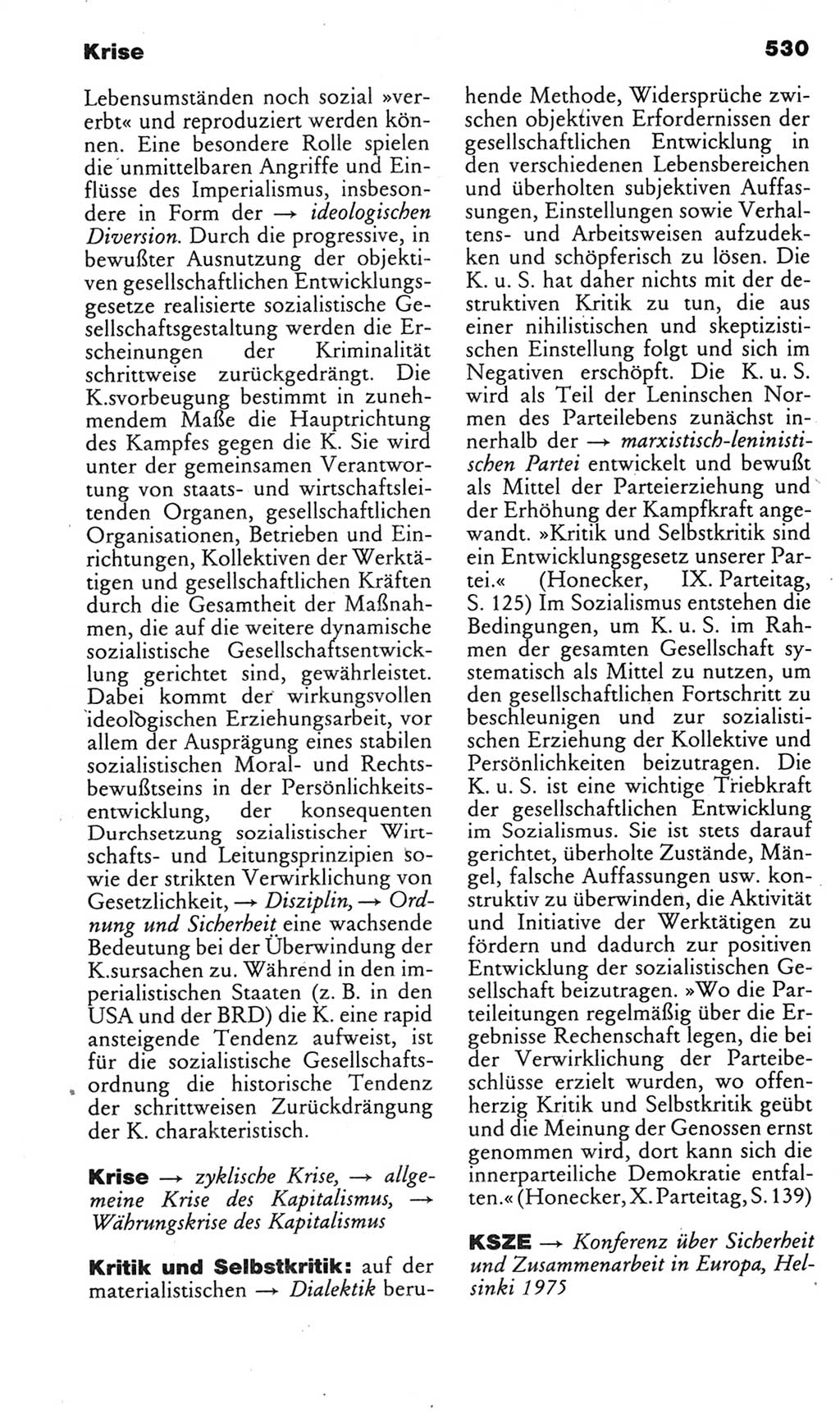 Kleines politisches Wörterbuch [Deutsche Demokratische Republik (DDR)] 1985, Seite 530 (Kl. pol. Wb. DDR 1985, S. 530)