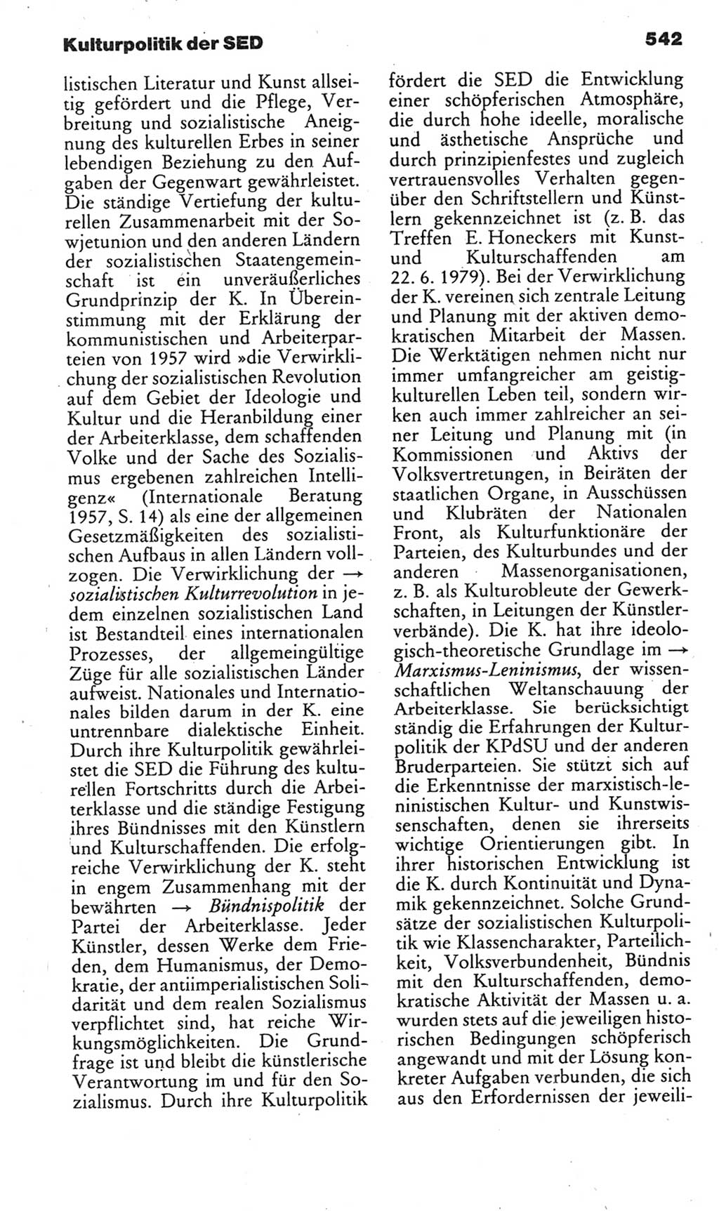 Kleines politisches Wörterbuch [Deutsche Demokratische Republik (DDR)] 1985, Seite 542 (Kl. pol. Wb. DDR 1985, S. 542)
