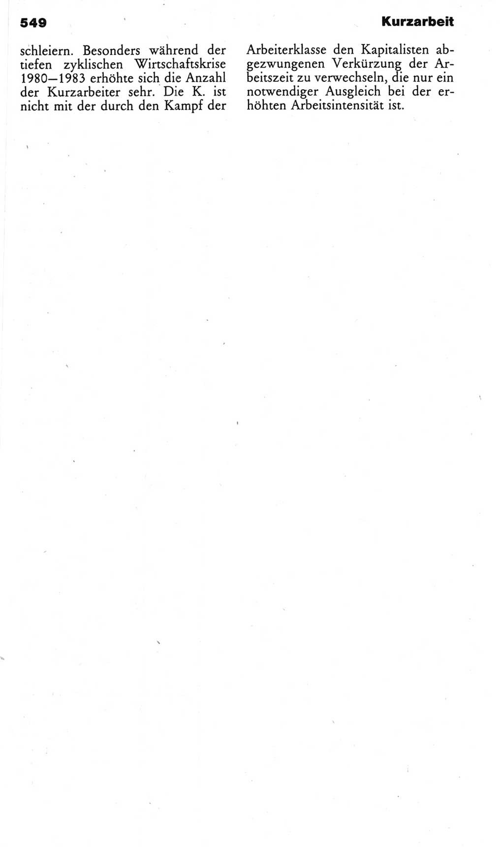 Kleines politisches Wörterbuch [Deutsche Demokratische Republik (DDR)] 1985, Seite 549 (Kl. pol. Wb. DDR 1985, S. 549)