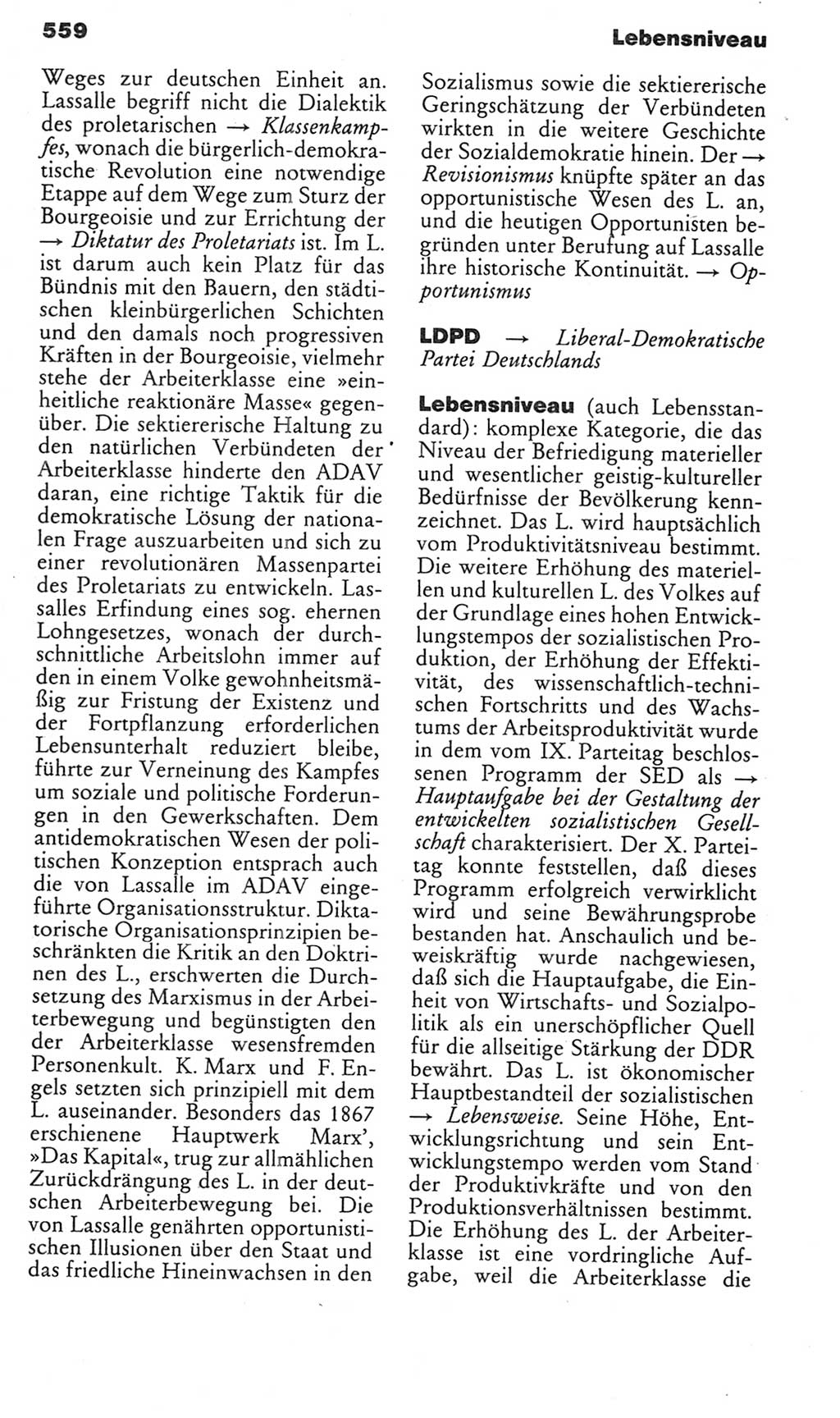 Kleines politisches Wörterbuch [Deutsche Demokratische Republik (DDR)] 1985, Seite 559 (Kl. pol. Wb. DDR 1985, S. 559)