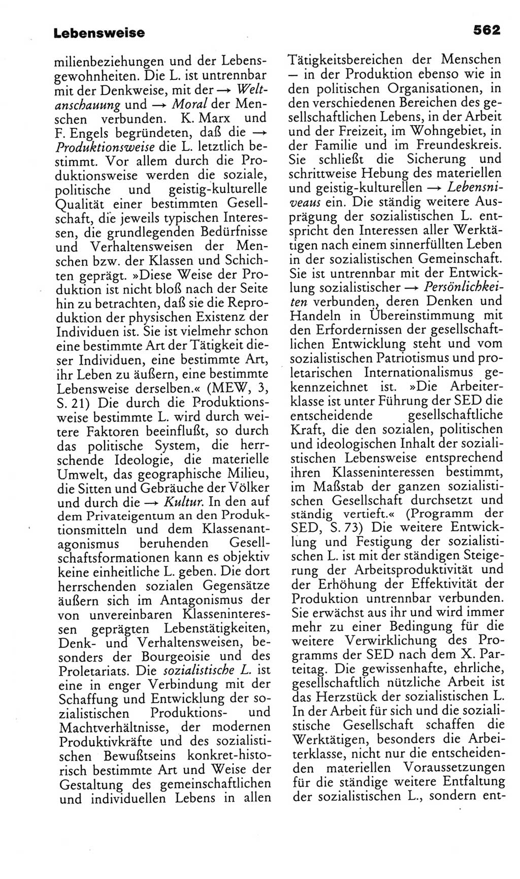 Kleines politisches Wörterbuch [Deutsche Demokratische Republik (DDR)] 1985, Seite 562 (Kl. pol. Wb. DDR 1985, S. 562)