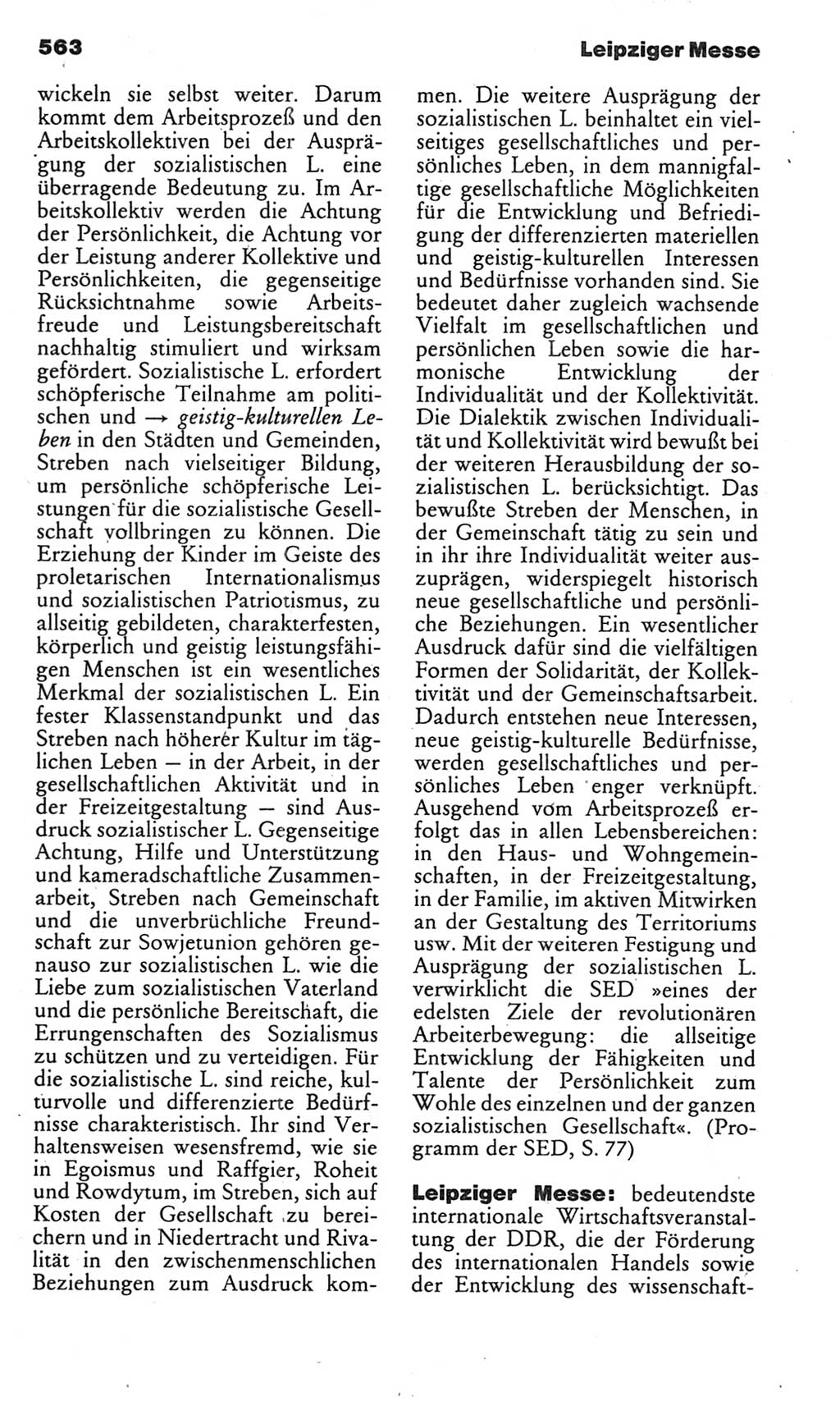 Kleines politisches Wörterbuch [Deutsche Demokratische Republik (DDR)] 1985, Seite 563 (Kl. pol. Wb. DDR 1985, S. 563)