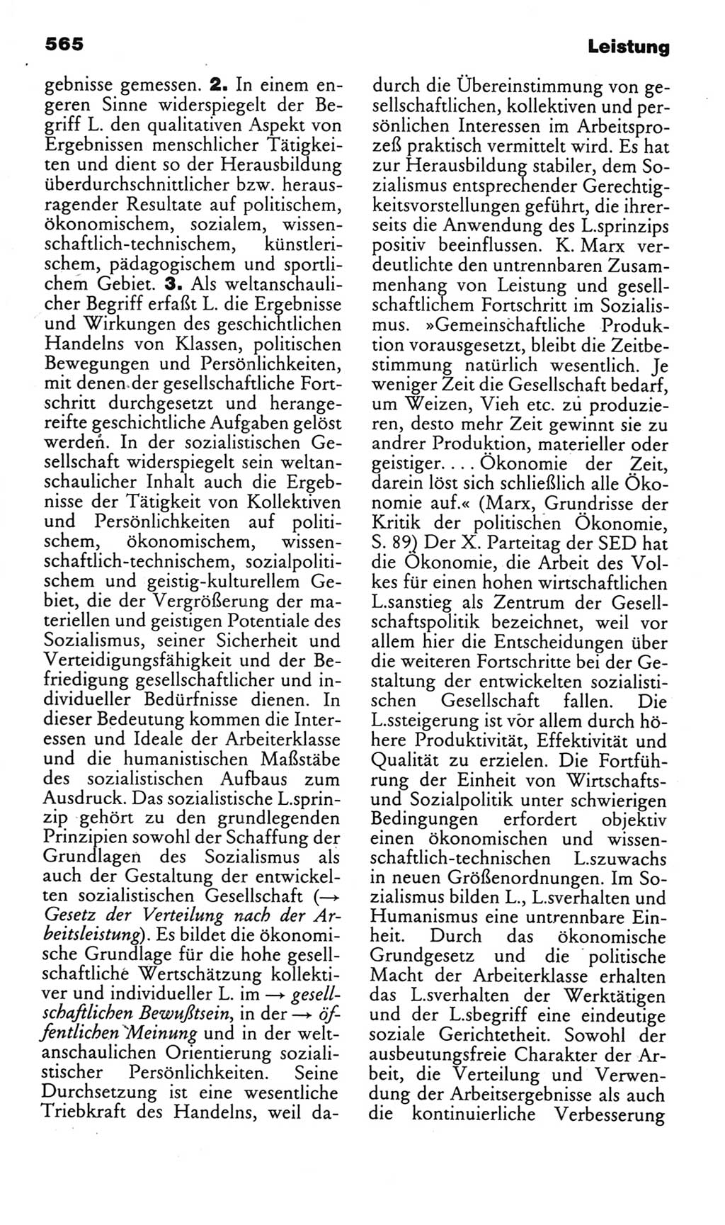 Kleines politisches Wörterbuch [Deutsche Demokratische Republik (DDR)] 1985, Seite 565 (Kl. pol. Wb. DDR 1985, S. 565)