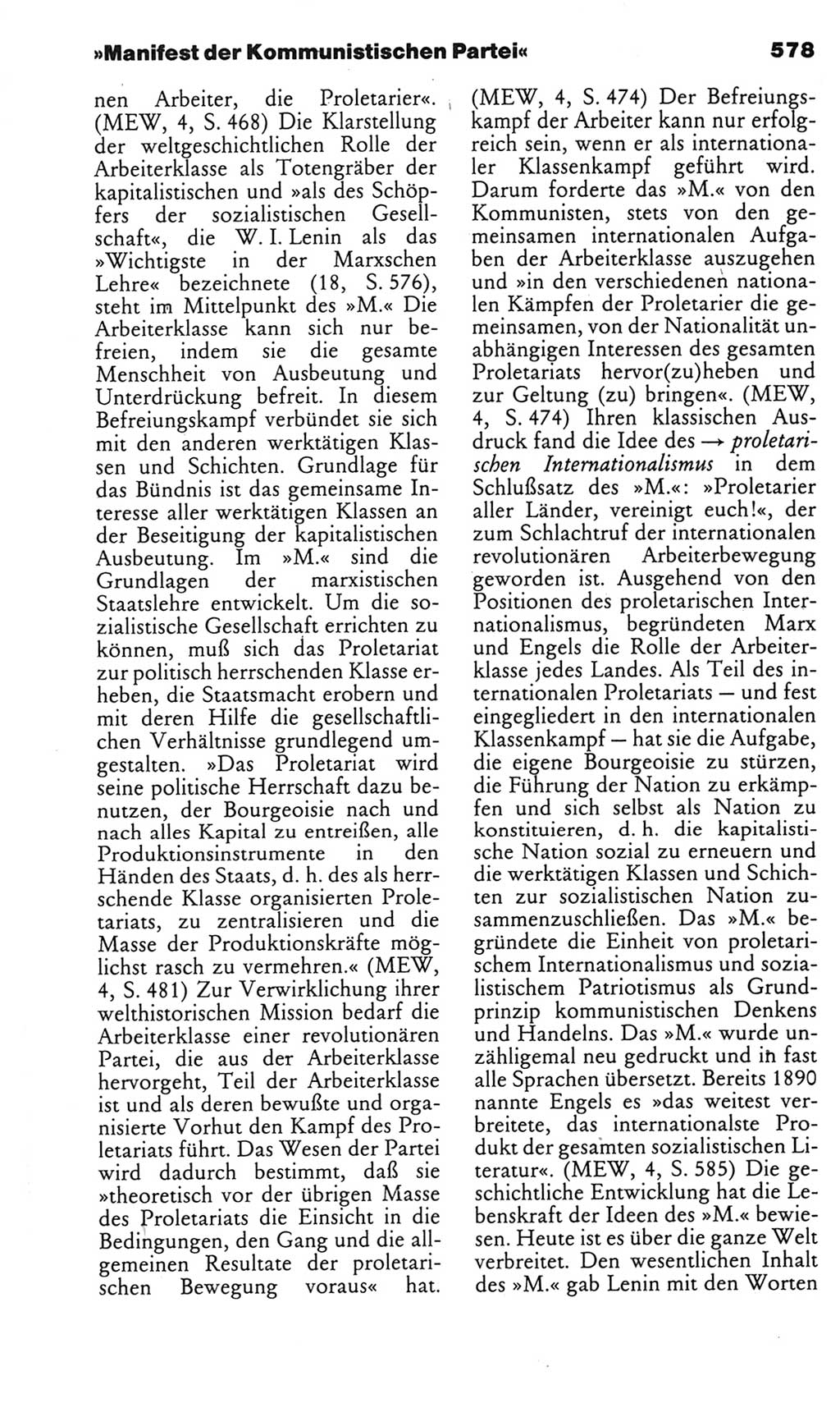 Kleines politisches Wörterbuch [Deutsche Demokratische Republik (DDR)] 1985, Seite 578 (Kl. pol. Wb. DDR 1985, S. 578)
