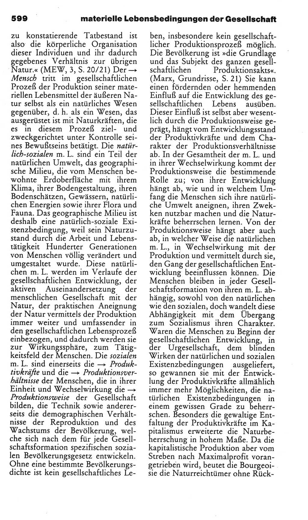 Kleines politisches Wörterbuch [Deutsche Demokratische Republik (DDR)] 1985, Seite 599 (Kl. pol. Wb. DDR 1985, S. 599)