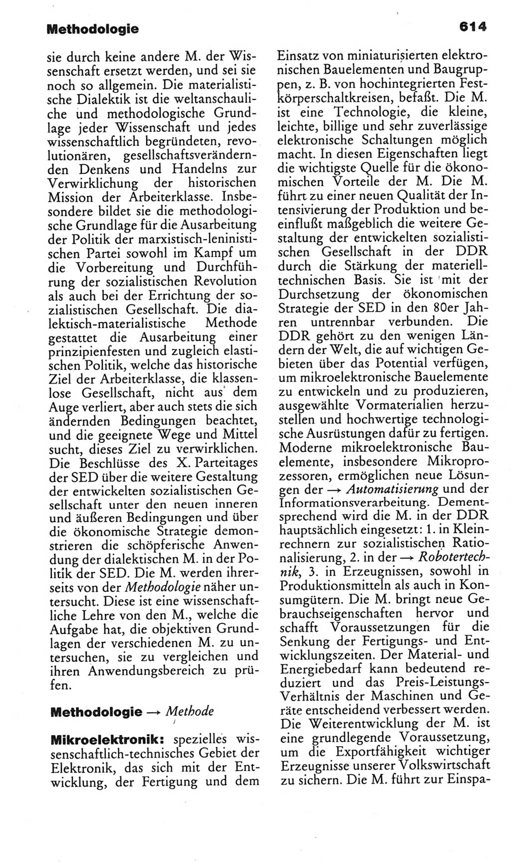 Kleines politisches Wörterbuch [Deutsche Demokratische Republik (DDR)] 1985, Seite 614 (Kl. pol. Wb. DDR 1985, S. 614)