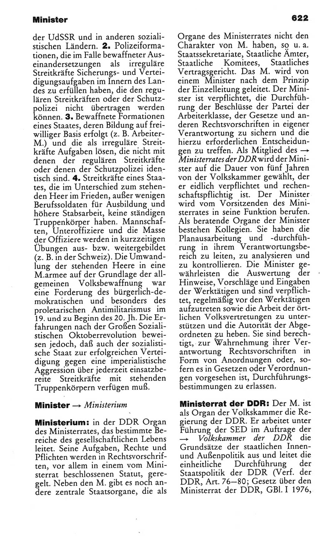 Kleines politisches Wörterbuch [Deutsche Demokratische Republik (DDR)] 1985, Seite 622 (Kl. pol. Wb. DDR 1985, S. 622)