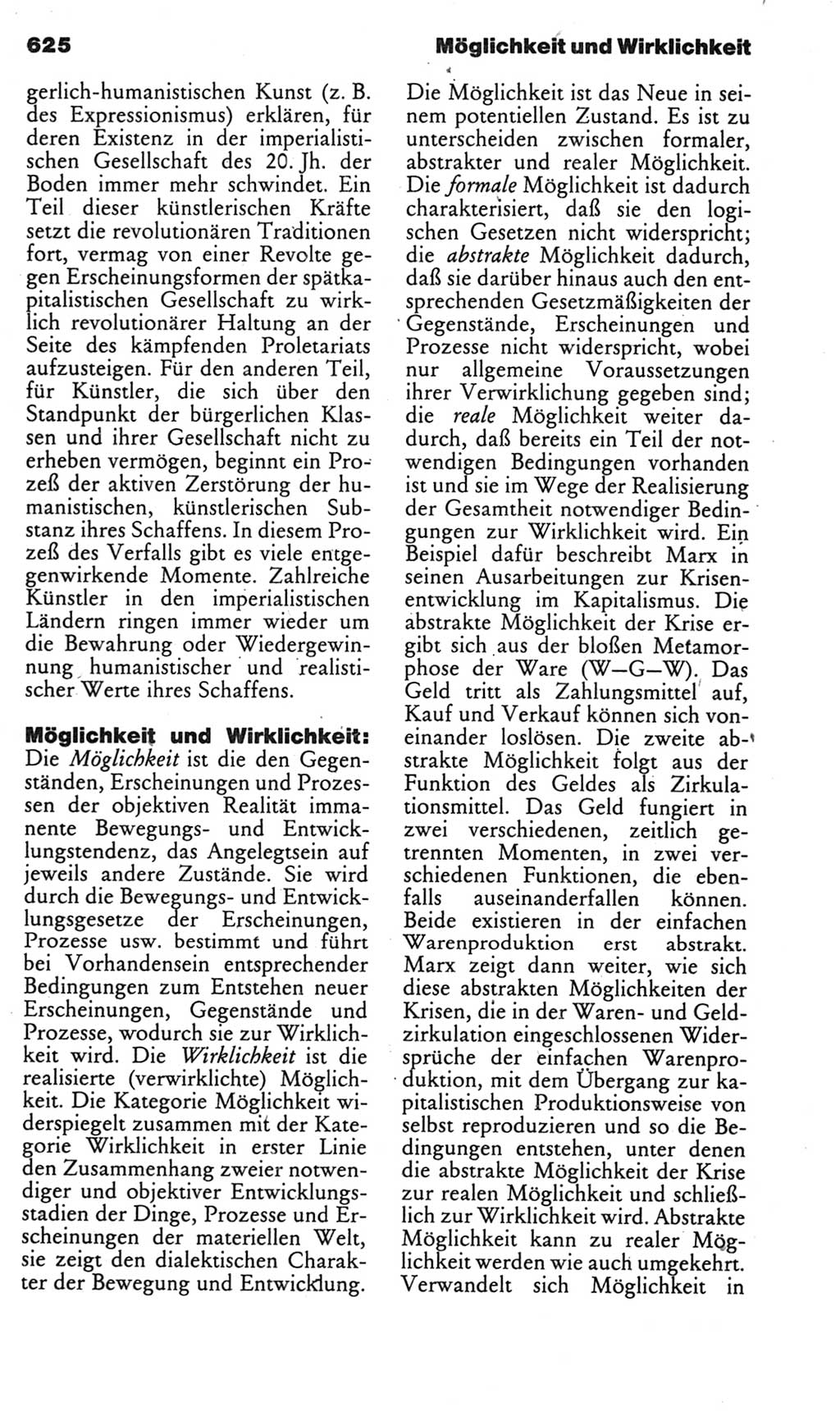 Kleines politisches Wörterbuch [Deutsche Demokratische Republik (DDR)] 1985, Seite 625 (Kl. pol. Wb. DDR 1985, S. 625)