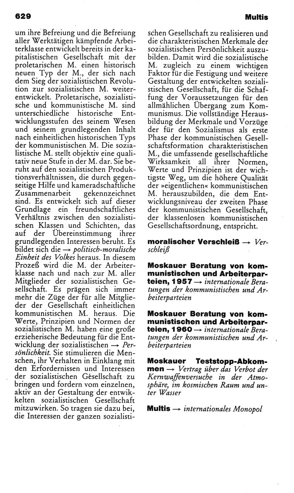 Kleines politisches Wörterbuch [Deutsche Demokratische Republik (DDR)] 1985, Seite 629 (Kl. pol. Wb. DDR 1985, S. 629)