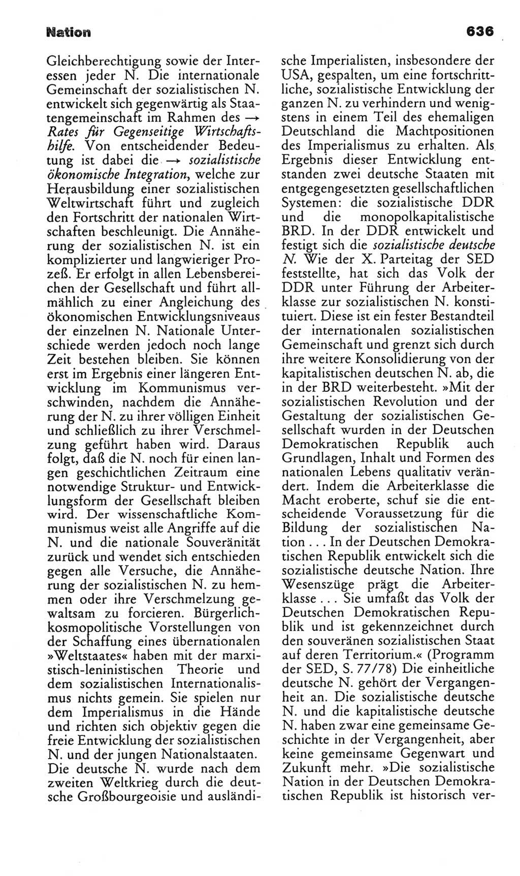 Kleines politisches Wörterbuch [Deutsche Demokratische Republik (DDR)] 1985, Seite 636 (Kl. pol. Wb. DDR 1985, S. 636)