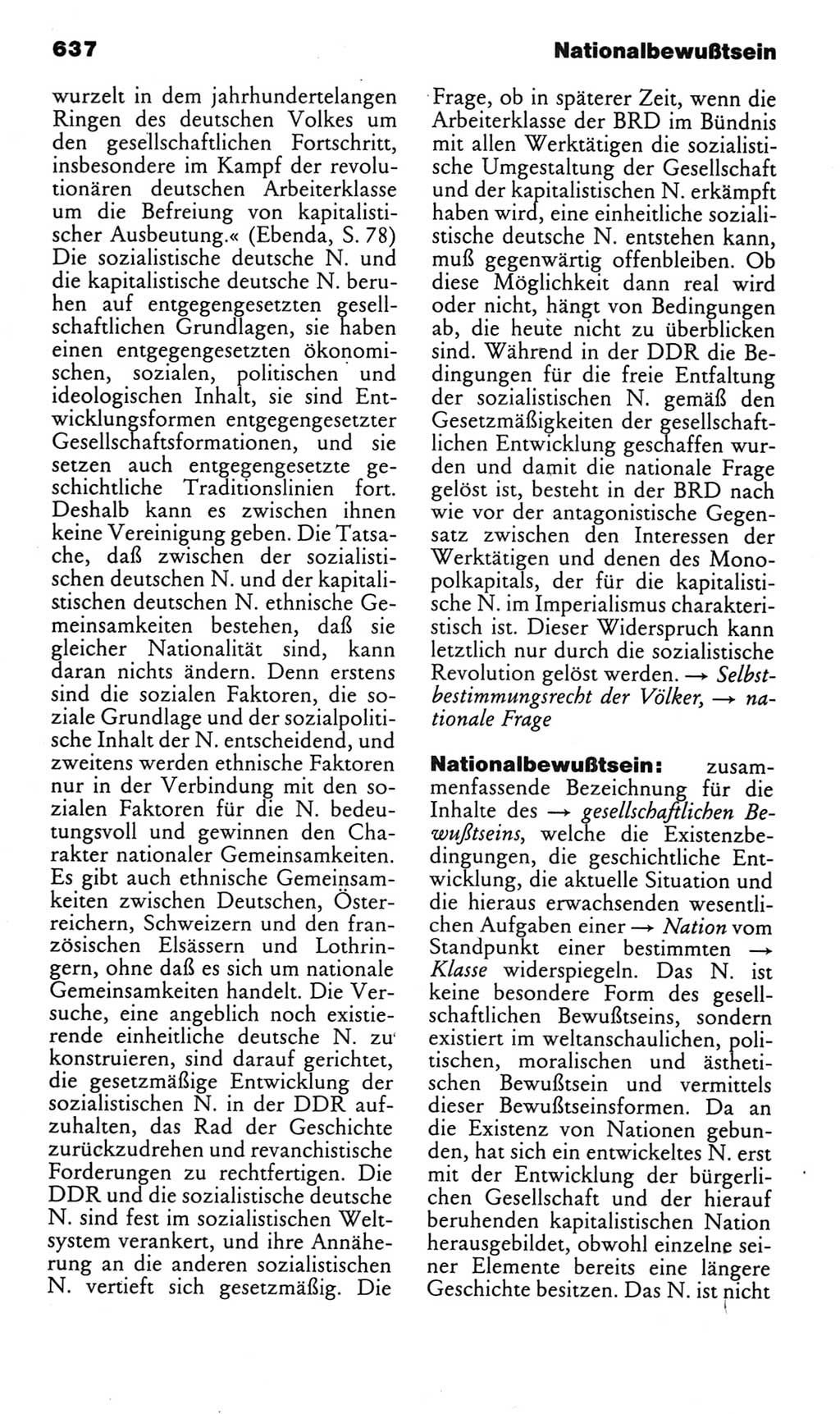 Kleines politisches Wörterbuch [Deutsche Demokratische Republik (DDR)] 1985, Seite 637 (Kl. pol. Wb. DDR 1985, S. 637)