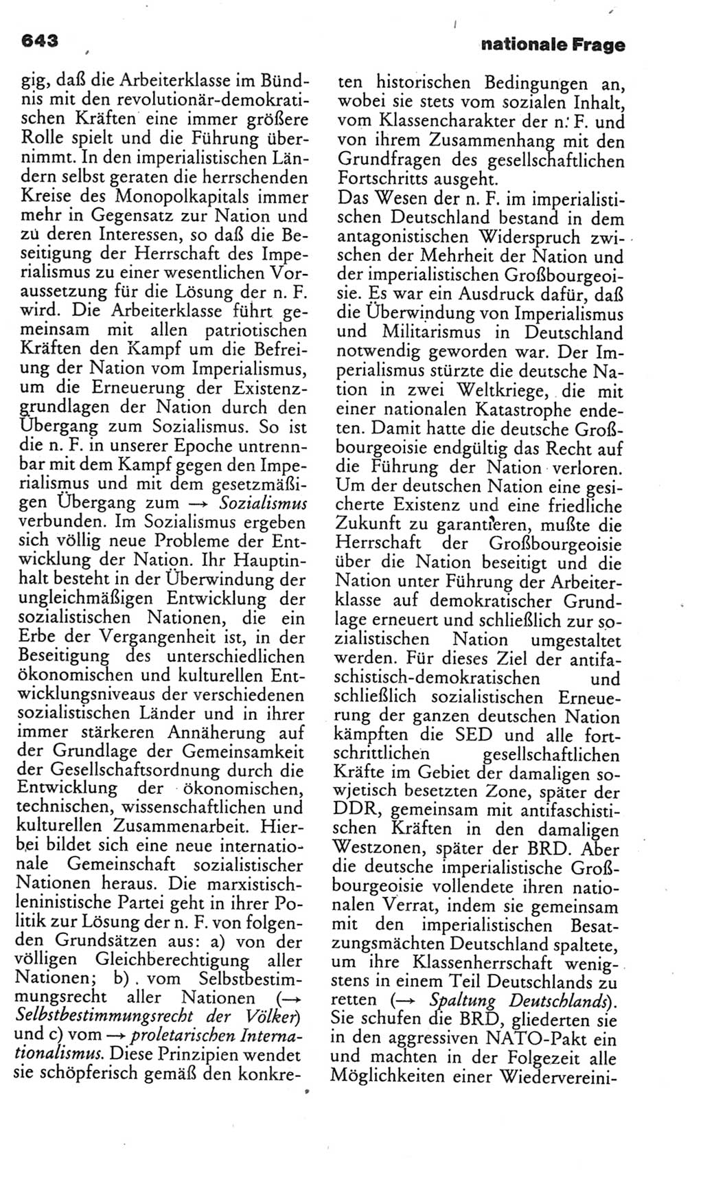 Kleines politisches Wörterbuch [Deutsche Demokratische Republik (DDR)] 1985, Seite 643 (Kl. pol. Wb. DDR 1985, S. 643)