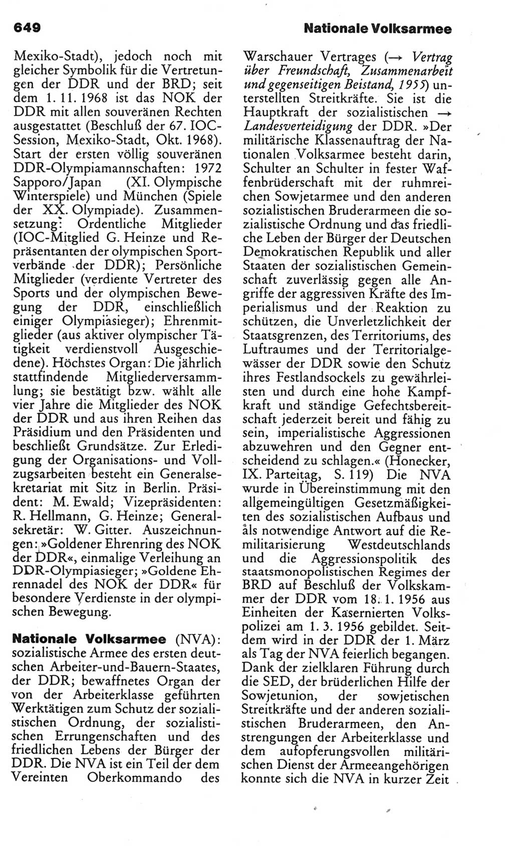 Kleines politisches Wörterbuch [Deutsche Demokratische Republik (DDR)] 1985, Seite 649 (Kl. pol. Wb. DDR 1985, S. 649)