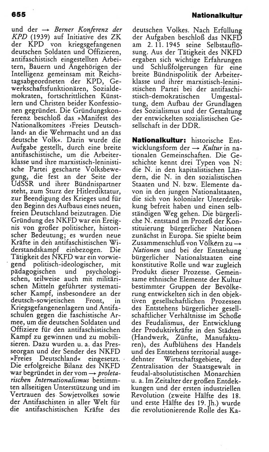 Kleines politisches Wörterbuch [Deutsche Demokratische Republik (DDR)] 1985, Seite 655 (Kl. pol. Wb. DDR 1985, S. 655)