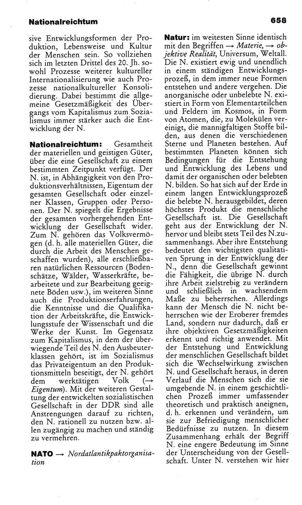Kleines politisches Wörterbuch [Deutsche Demokratische Republik (DDR)] 1985, Seite 658 (Kl. pol. Wb. DDR 1985, S. 658)