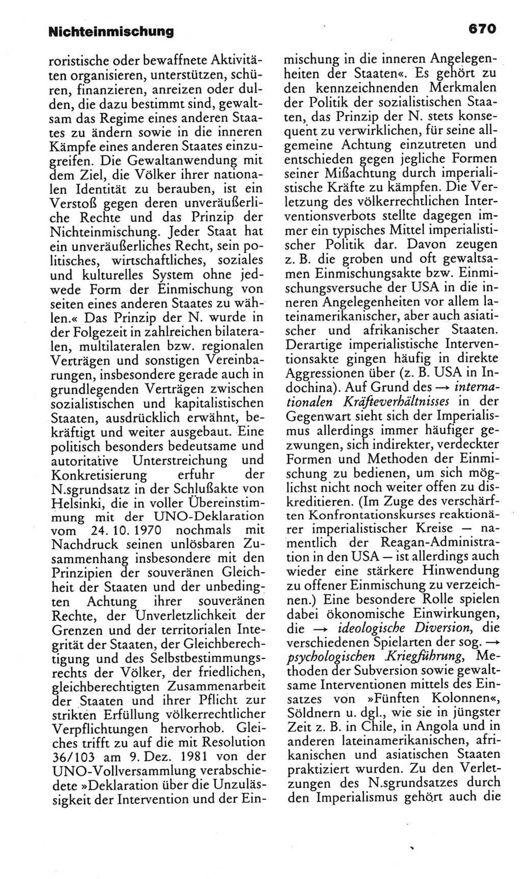 Kleines politisches Wörterbuch [Deutsche Demokratische Republik (DDR)] 1985, Seite 670 (Kl. pol. Wb. DDR 1985, S. 670)