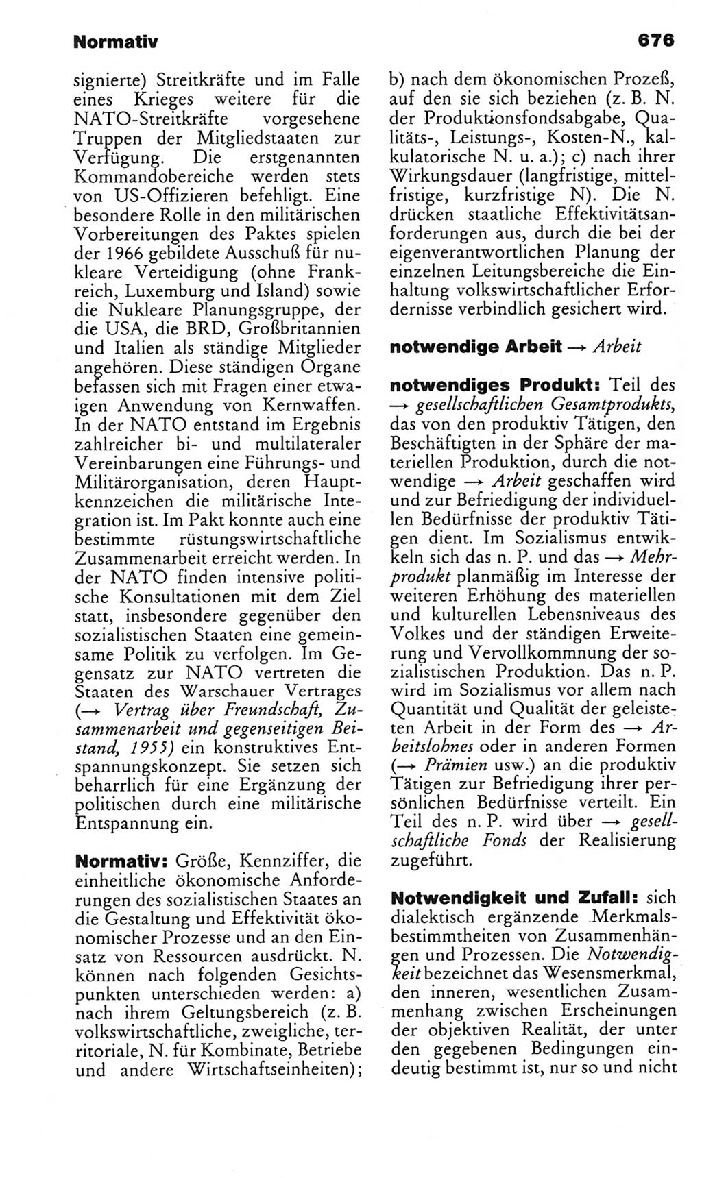 Kleines politisches Wörterbuch [Deutsche Demokratische Republik (DDR)] 1985, Seite 676 (Kl. pol. Wb. DDR 1985, S. 676)