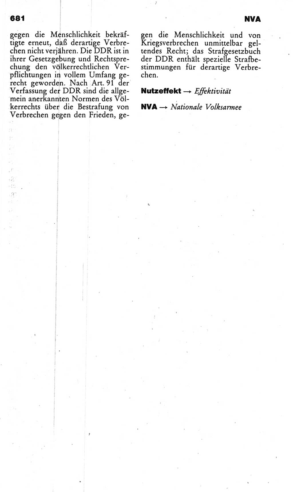 Kleines politisches Wörterbuch [Deutsche Demokratische Republik (DDR)] 1985, Seite 681 (Kl. pol. Wb. DDR 1985, S. 681)