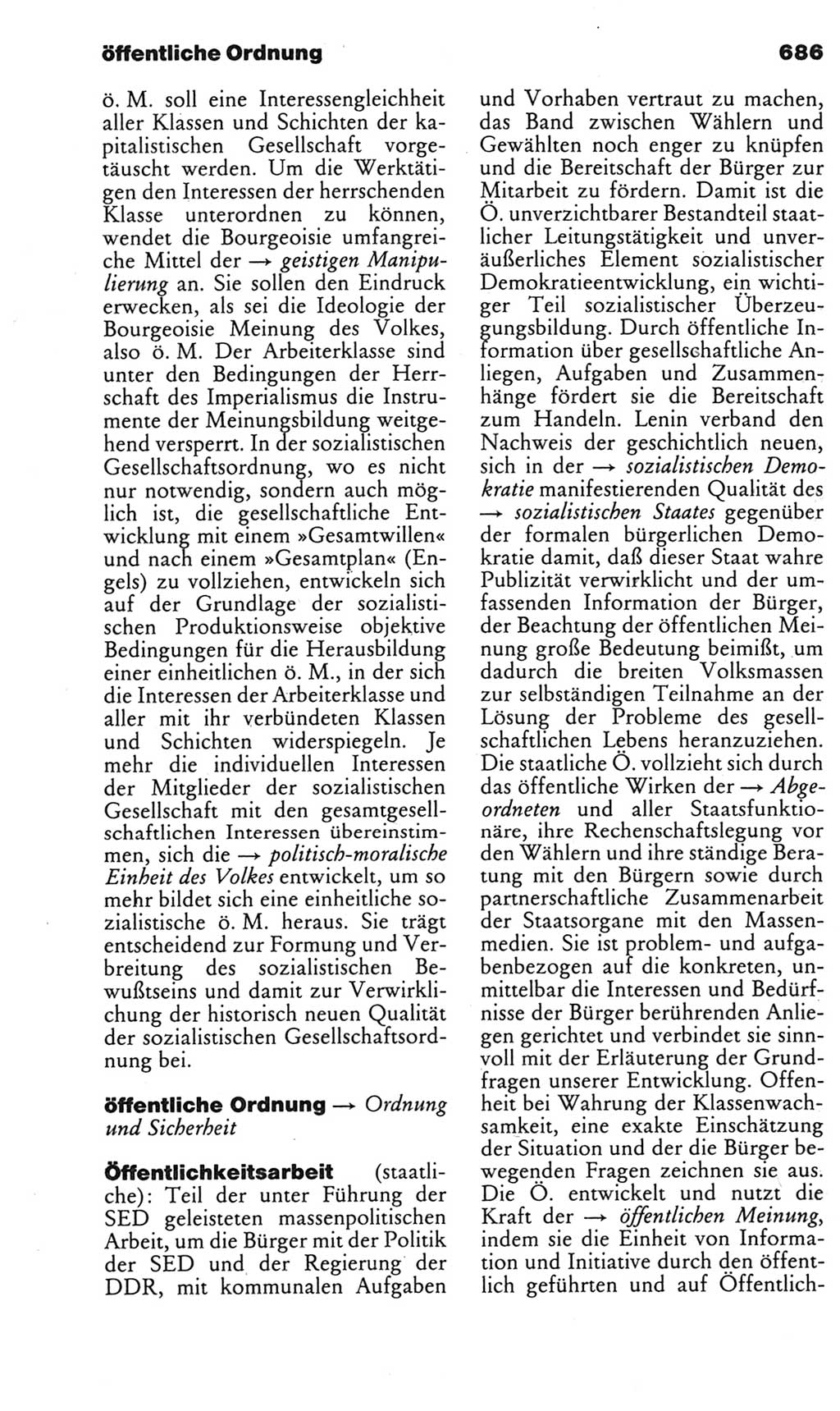Kleines politisches Wörterbuch [Deutsche Demokratische Republik (DDR)] 1985, Seite 686 (Kl. pol. Wb. DDR 1985, S. 686)