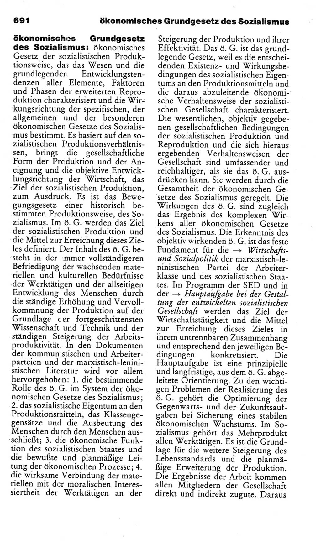 Kleines politisches Wörterbuch [Deutsche Demokratische Republik (DDR)] 1985, Seite 691 (Kl. pol. Wb. DDR 1985, S. 691)