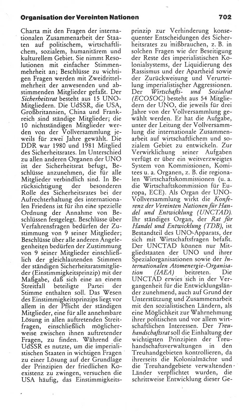 Kleines politisches Wörterbuch [Deutsche Demokratische Republik (DDR)] 1985, Seite 702 (Kl. pol. Wb. DDR 1985, S. 702)