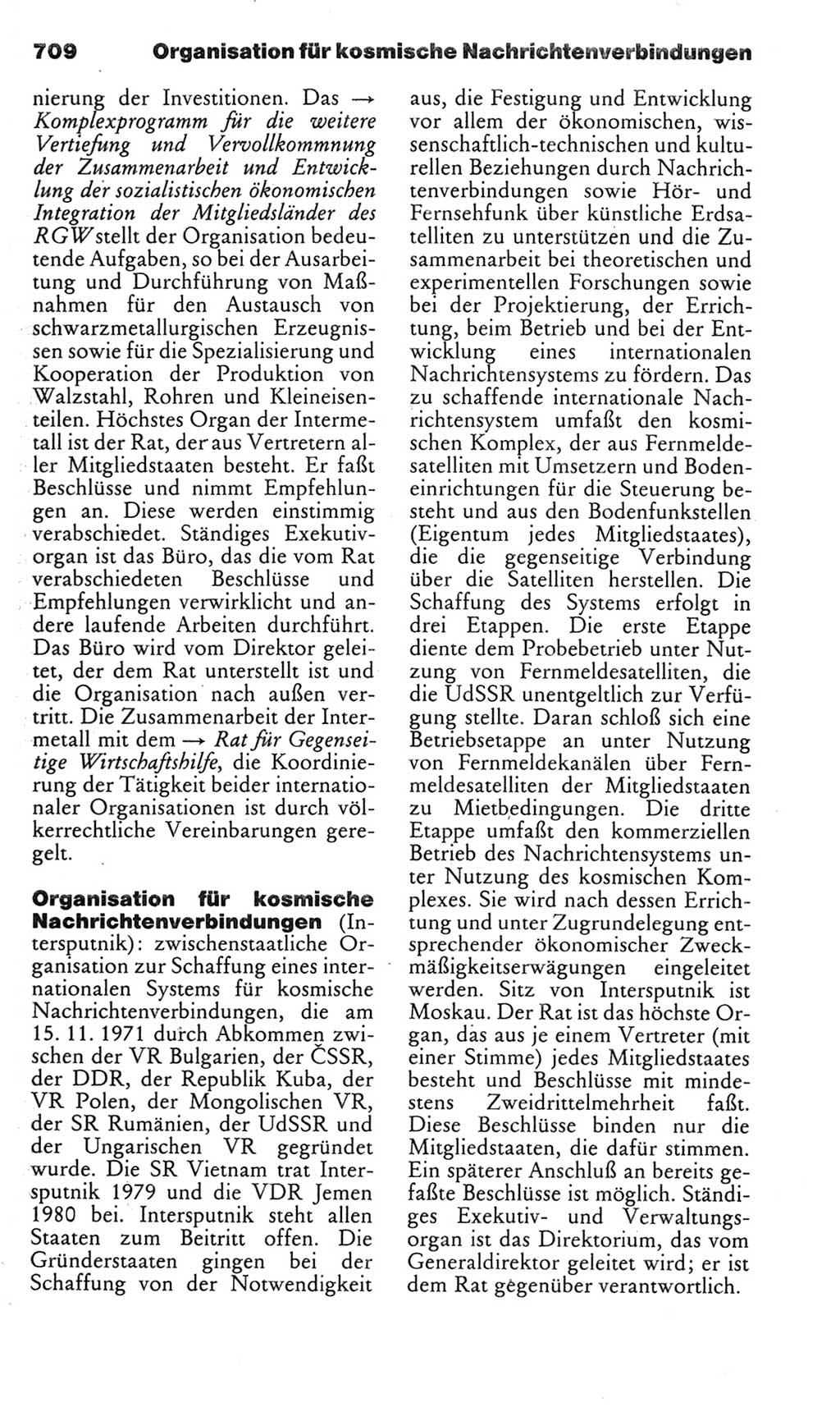 Kleines politisches Wörterbuch [Deutsche Demokratische Republik (DDR)] 1985, Seite 709 (Kl. pol. Wb. DDR 1985, S. 709)