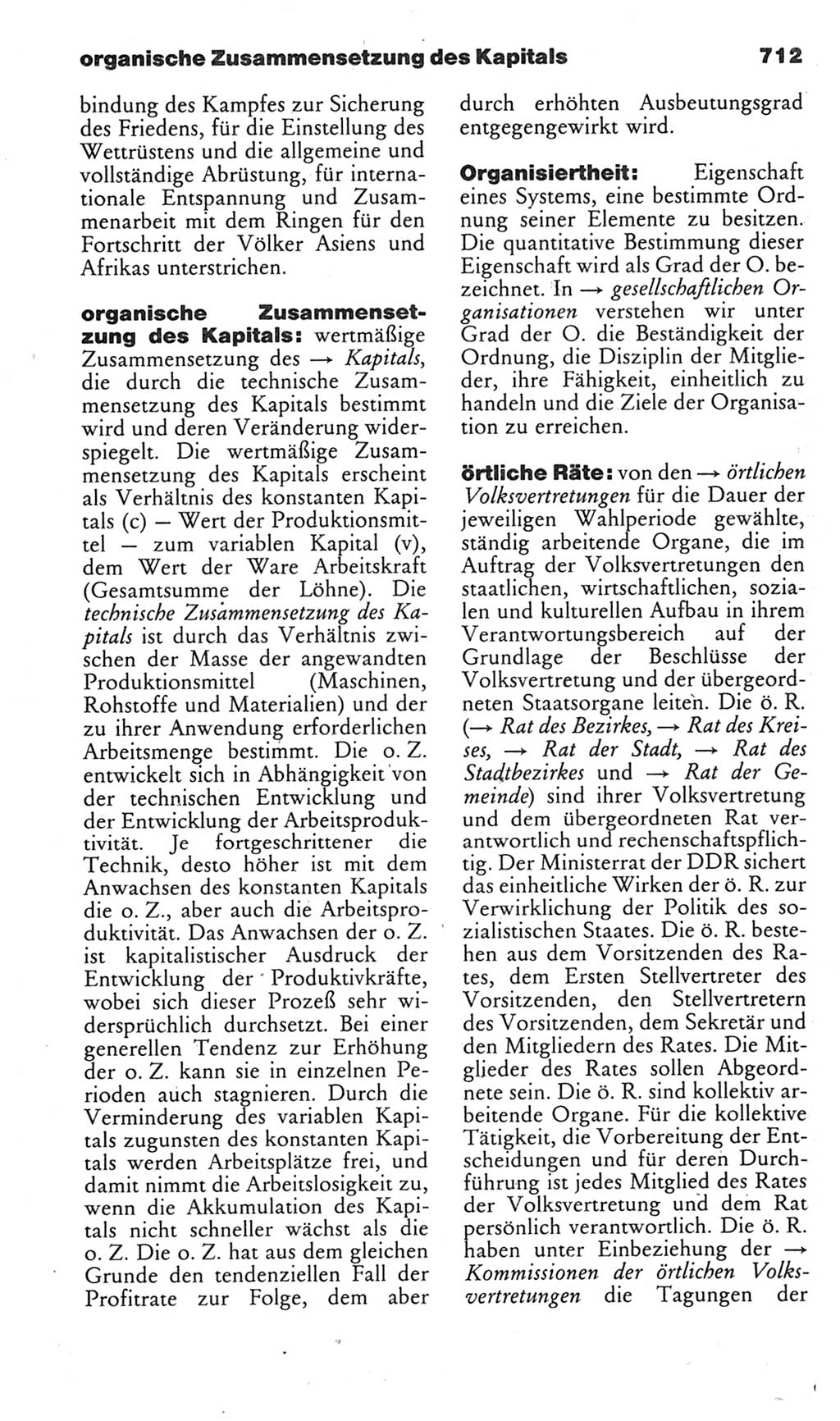Kleines politisches Wörterbuch [Deutsche Demokratische Republik (DDR)] 1985, Seite 712 (Kl. pol. Wb. DDR 1985, S. 712)