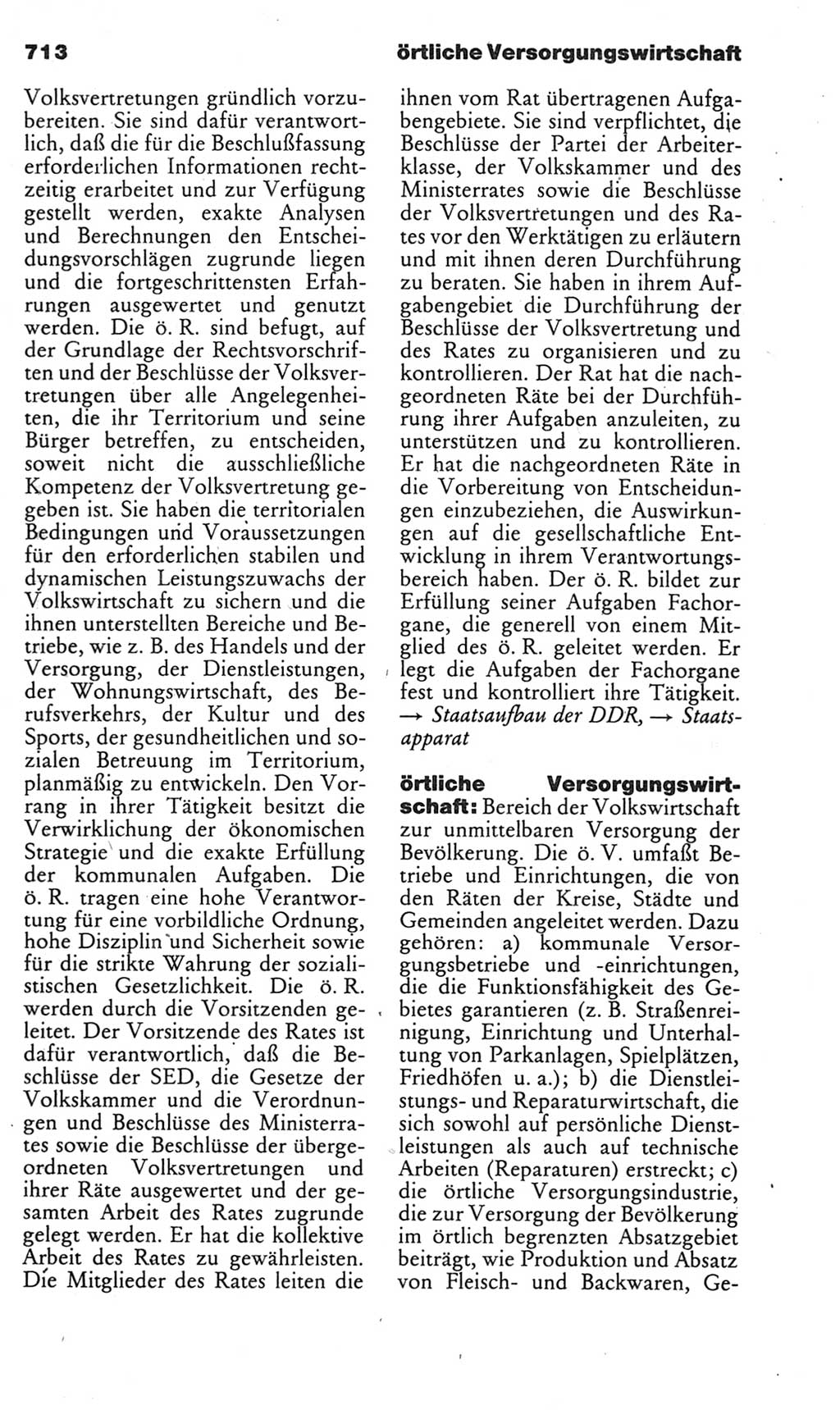 Kleines politisches Wörterbuch [Deutsche Demokratische Republik (DDR)] 1985, Seite 713 (Kl. pol. Wb. DDR 1985, S. 713)