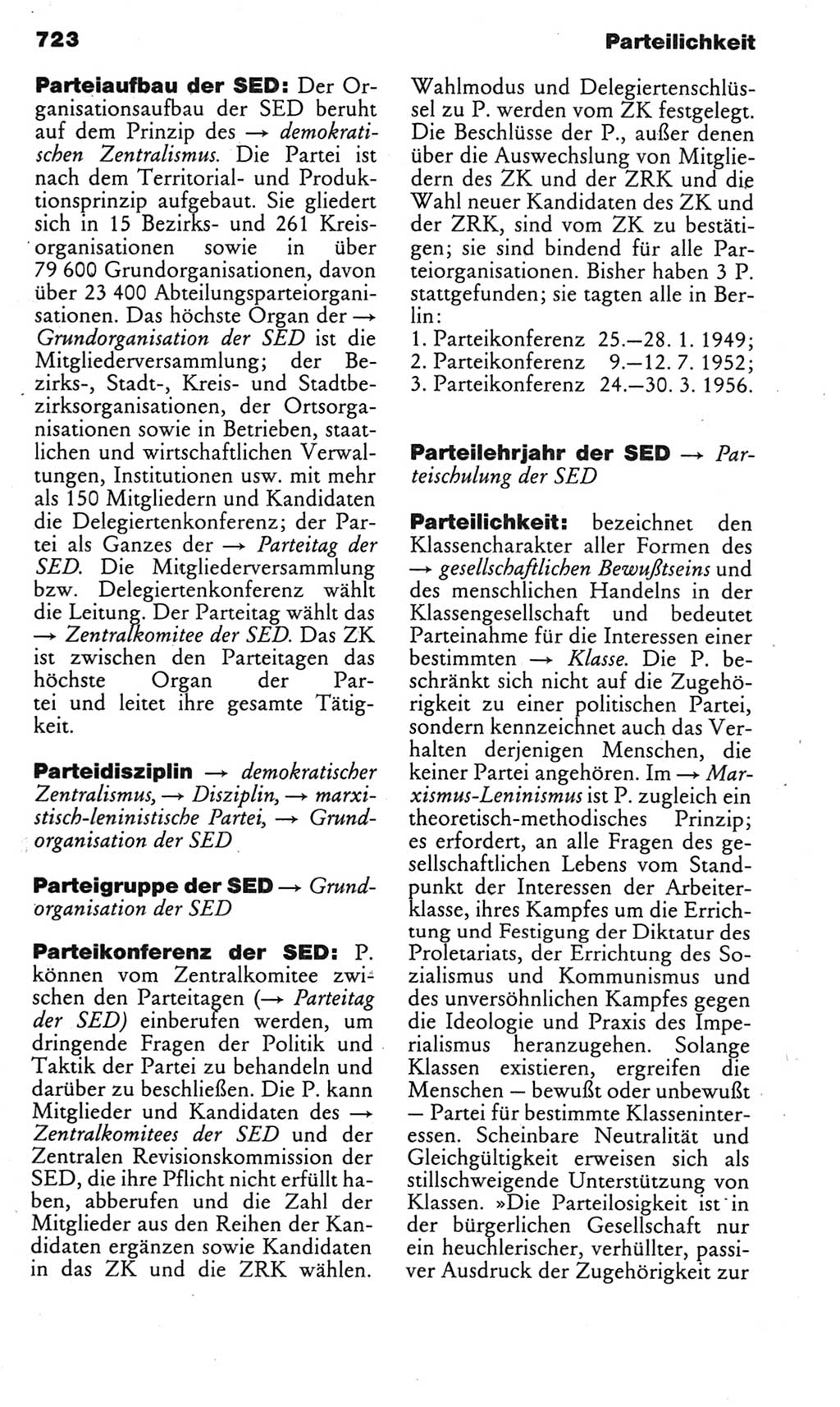 Kleines politisches Wörterbuch [Deutsche Demokratische Republik (DDR)] 1985, Seite 723 (Kl. pol. Wb. DDR 1985, S. 723)