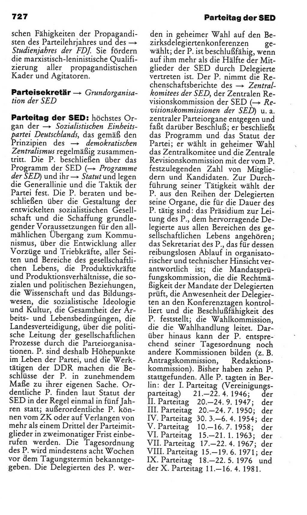 Kleines politisches Wörterbuch [Deutsche Demokratische Republik (DDR)] 1985, Seite 727 (Kl. pol. Wb. DDR 1985, S. 727)