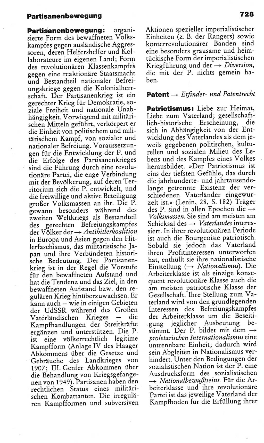Kleines politisches Wörterbuch [Deutsche Demokratische Republik (DDR)] 1985, Seite 728 (Kl. pol. Wb. DDR 1985, S. 728)