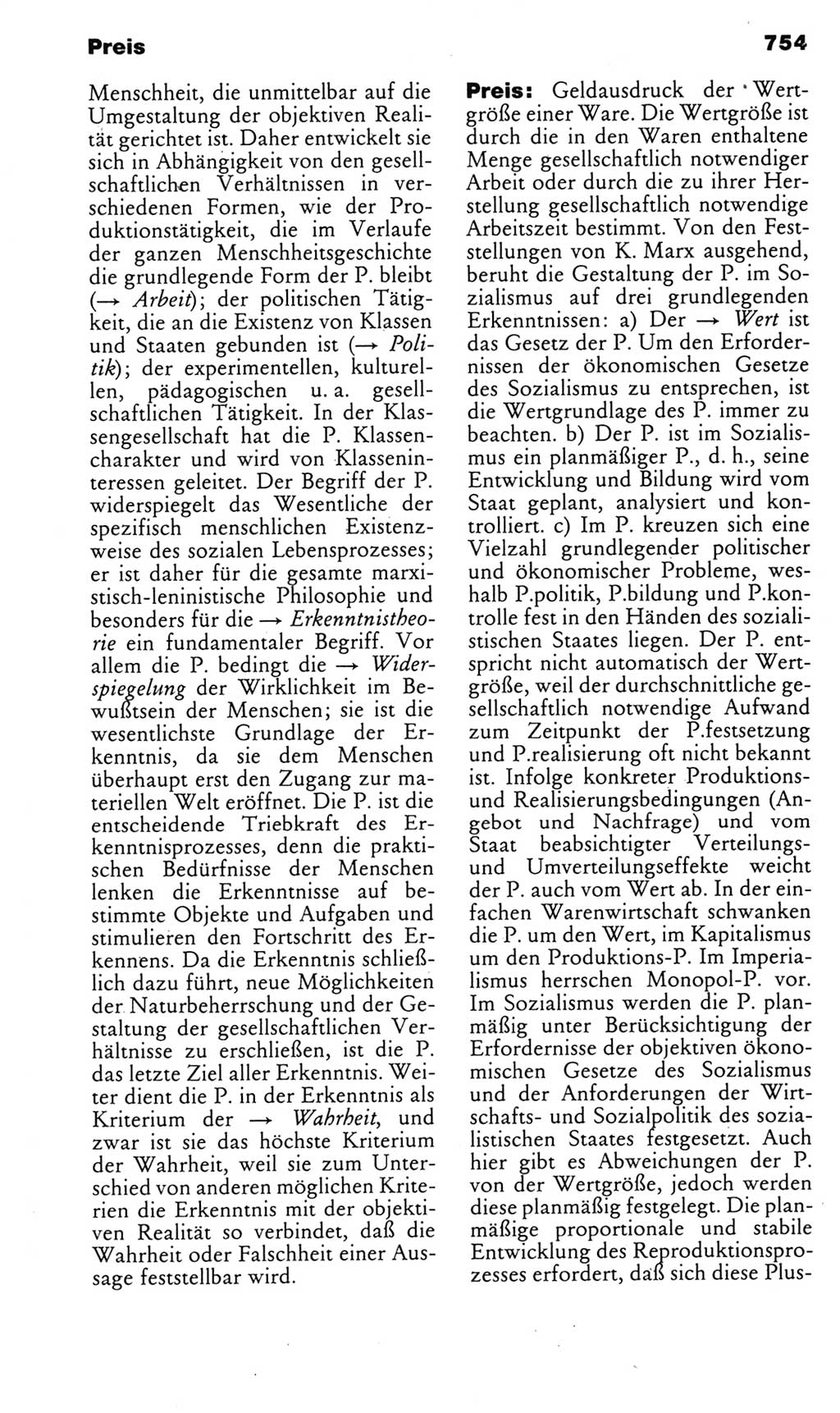 Kleines politisches Wörterbuch [Deutsche Demokratische Republik (DDR)] 1985, Seite 754 (Kl. pol. Wb. DDR 1985, S. 754)