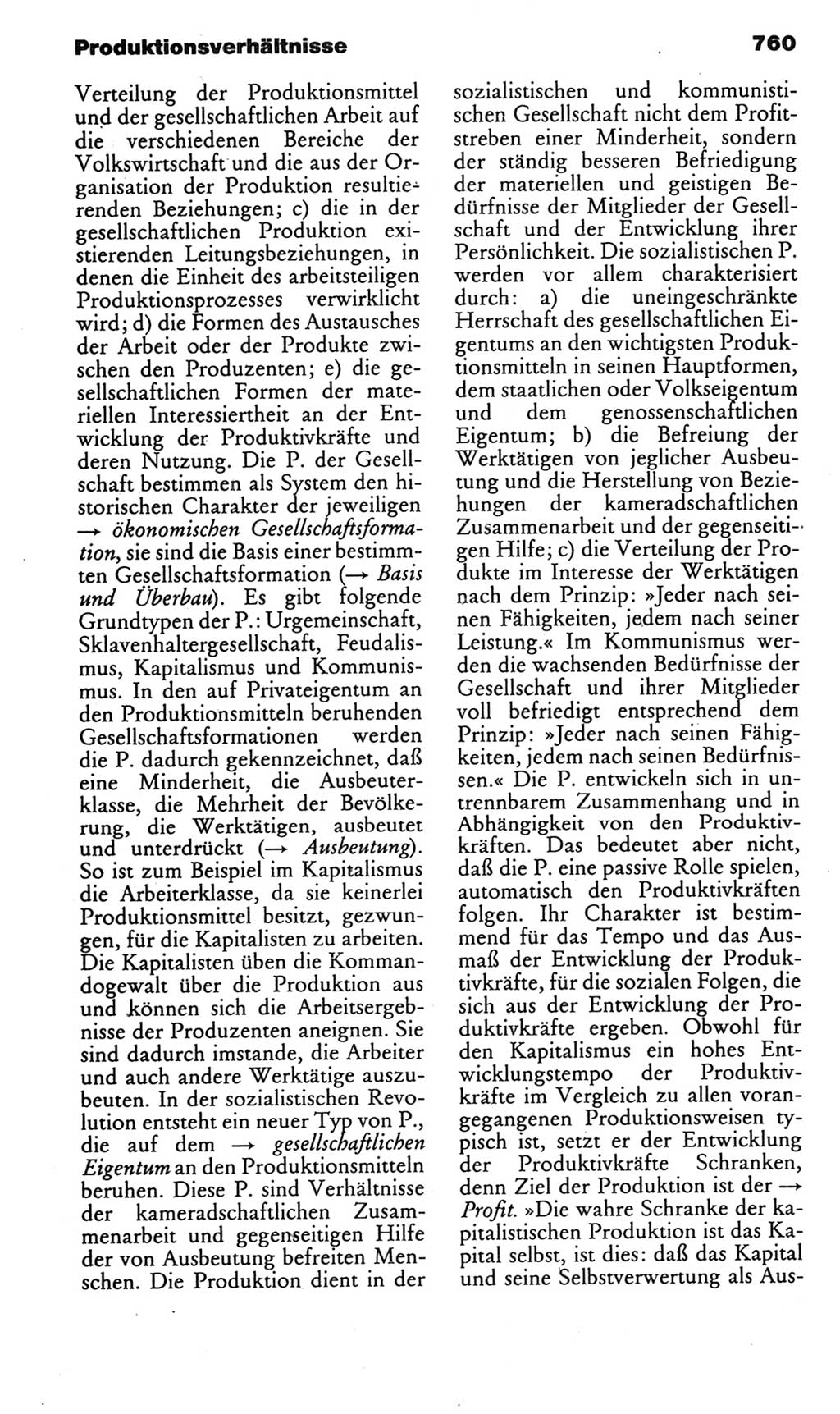 Kleines politisches Wörterbuch [Deutsche Demokratische Republik (DDR)] 1985, Seite 760 (Kl. pol. Wb. DDR 1985, S. 760)
