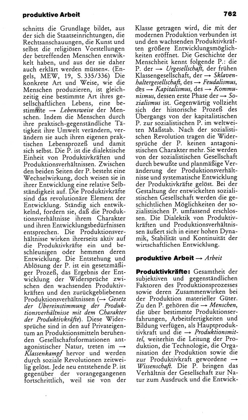 Kleines politisches Wörterbuch [Deutsche Demokratische Republik (DDR)] 1985, Seite 762 (Kl. pol. Wb. DDR 1985, S. 762)