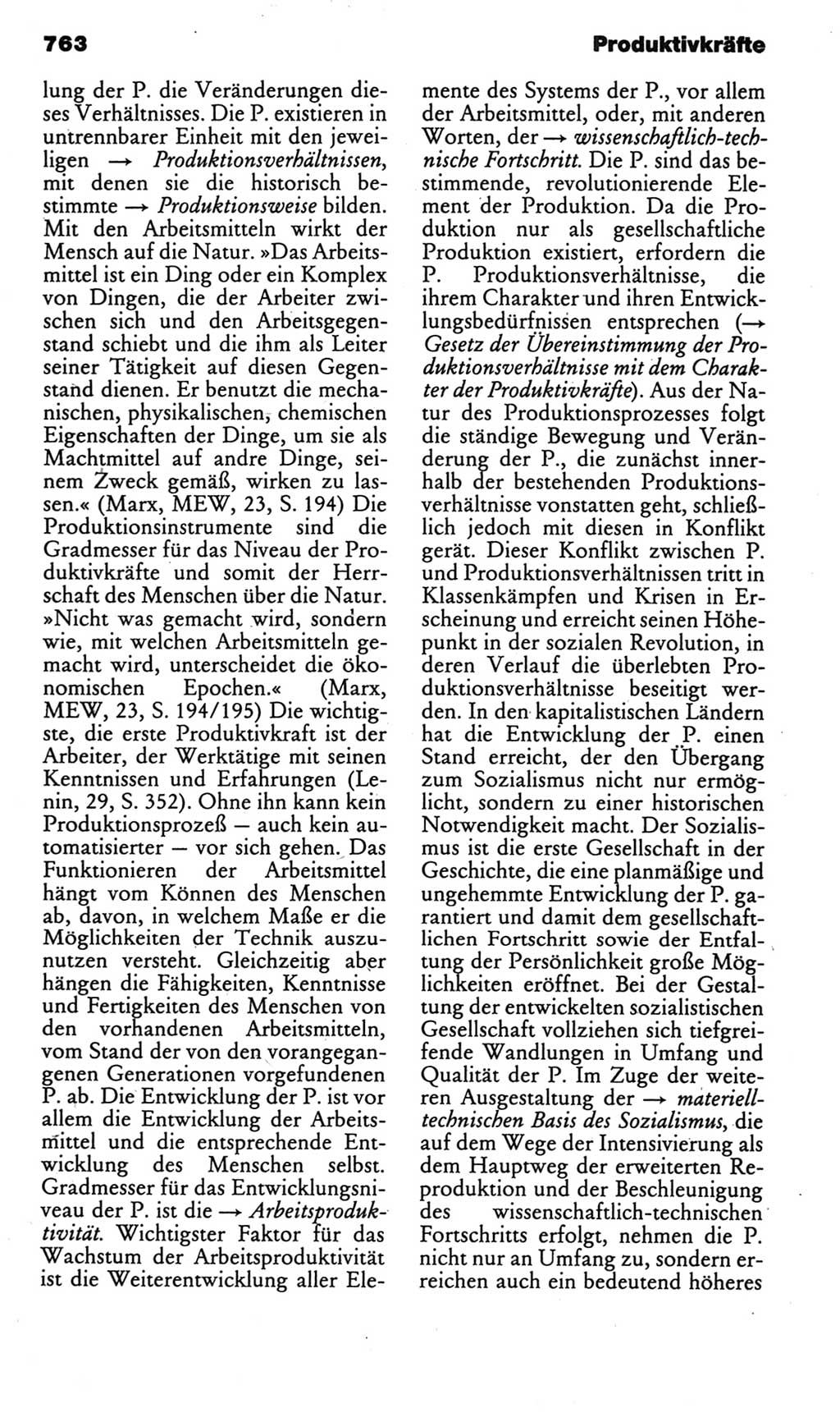 Kleines politisches Wörterbuch [Deutsche Demokratische Republik (DDR)] 1985, Seite 763 (Kl. pol. Wb. DDR 1985, S. 763)