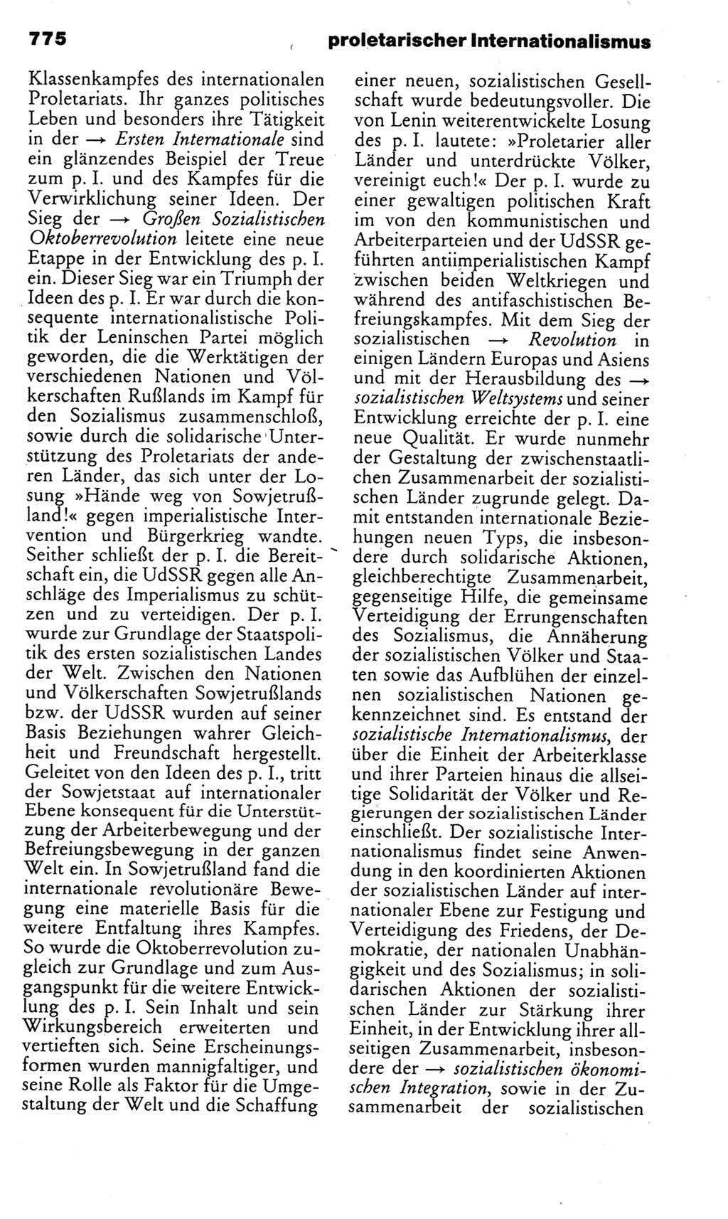Kleines politisches Wörterbuch [Deutsche Demokratische Republik (DDR)] 1985, Seite 775 (Kl. pol. Wb. DDR 1985, S. 775)