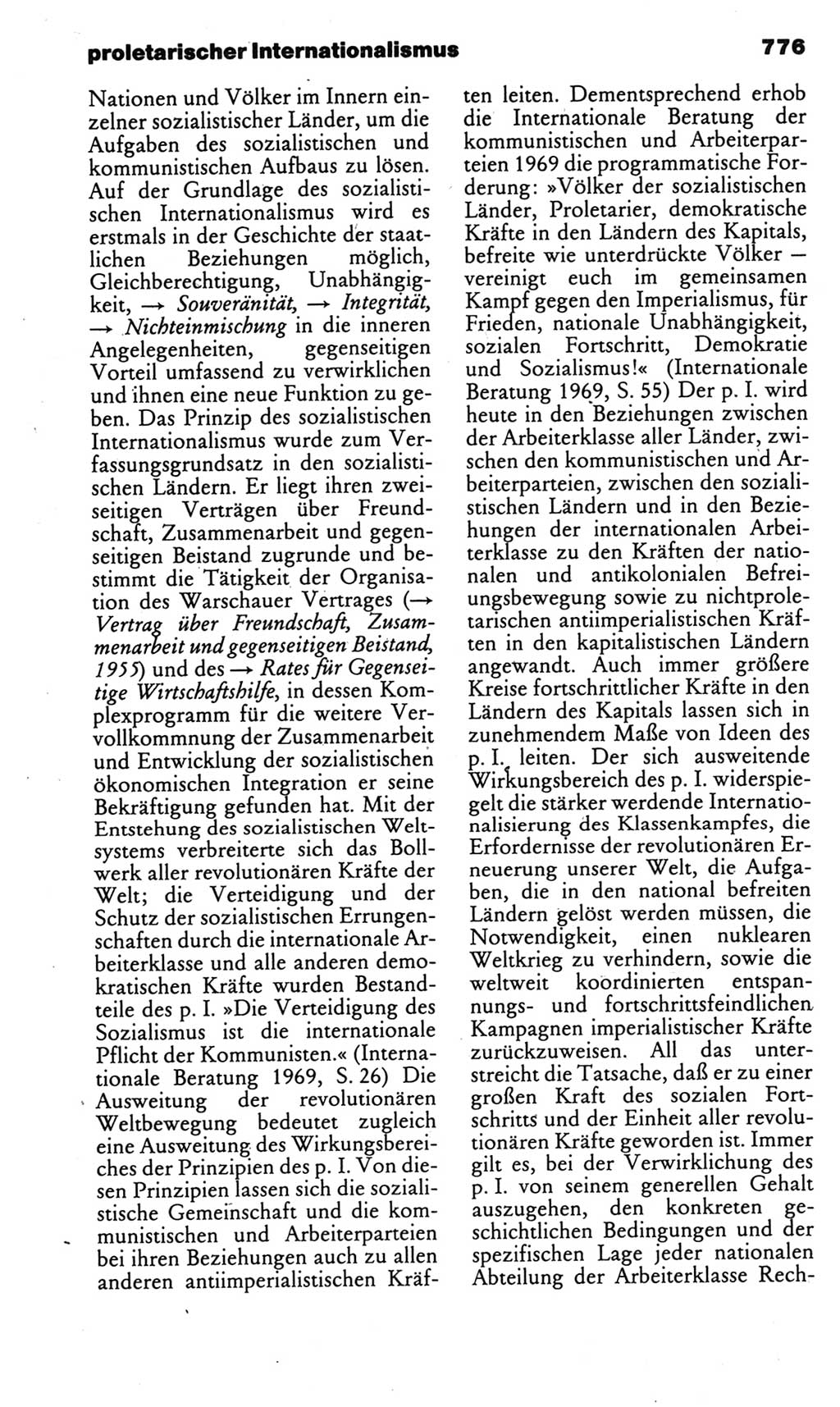 Kleines politisches Wörterbuch [Deutsche Demokratische Republik (DDR)] 1985, Seite 776 (Kl. pol. Wb. DDR 1985, S. 776)