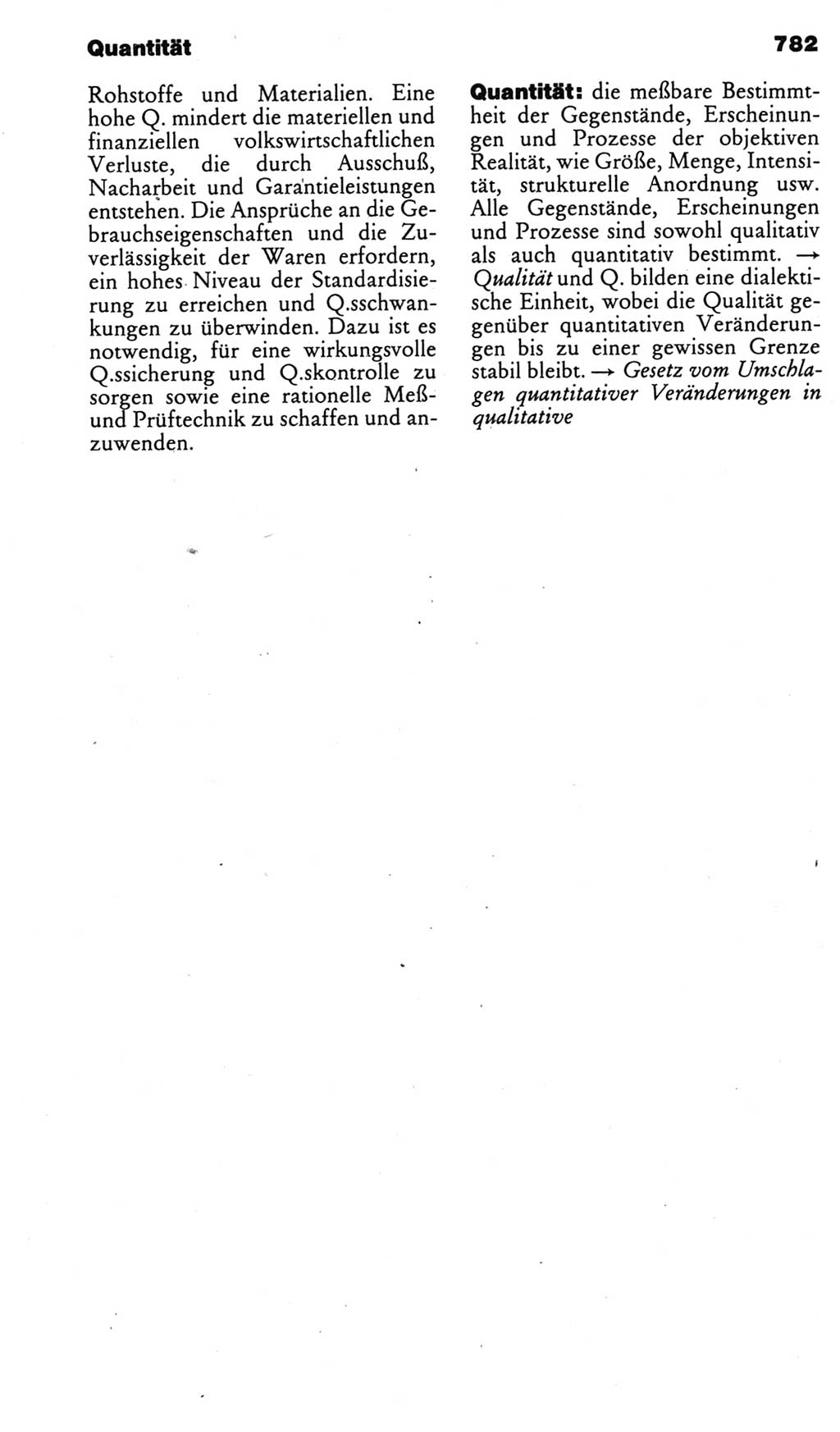 Kleines politisches Wörterbuch [Deutsche Demokratische Republik (DDR)] 1985, Seite 782 (Kl. pol. Wb. DDR 1985, S. 782)