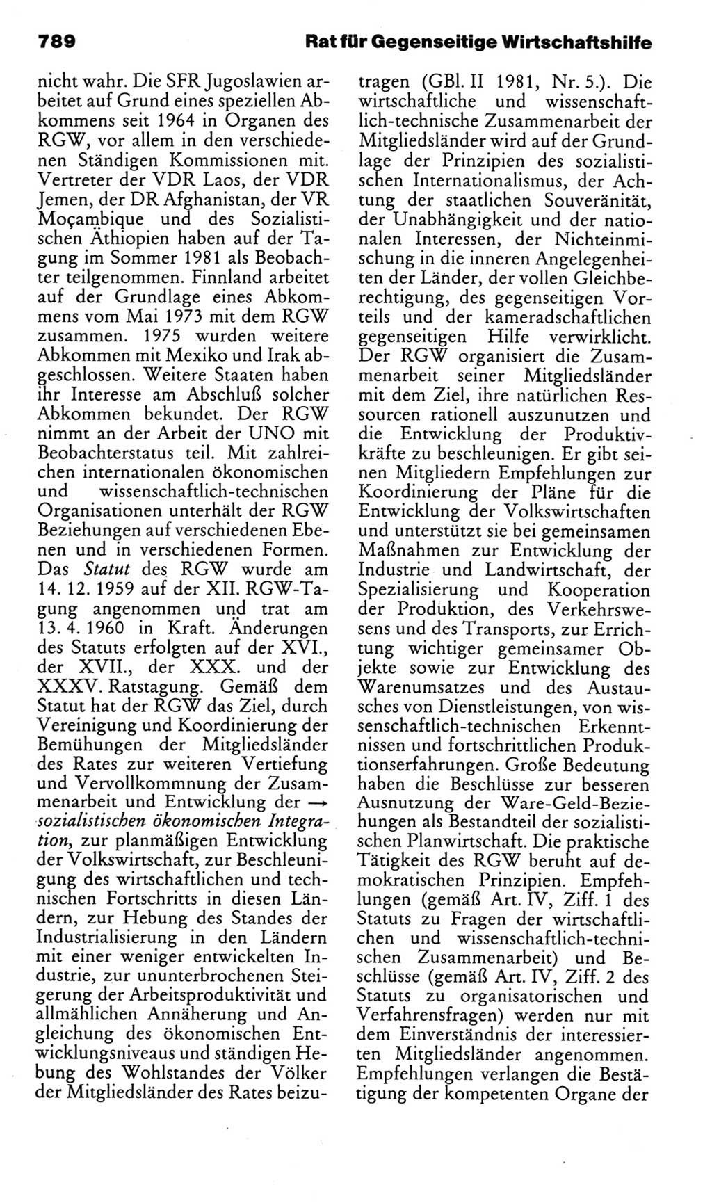 Kleines politisches Wörterbuch [Deutsche Demokratische Republik (DDR)] 1985, Seite 789 (Kl. pol. Wb. DDR 1985, S. 789)