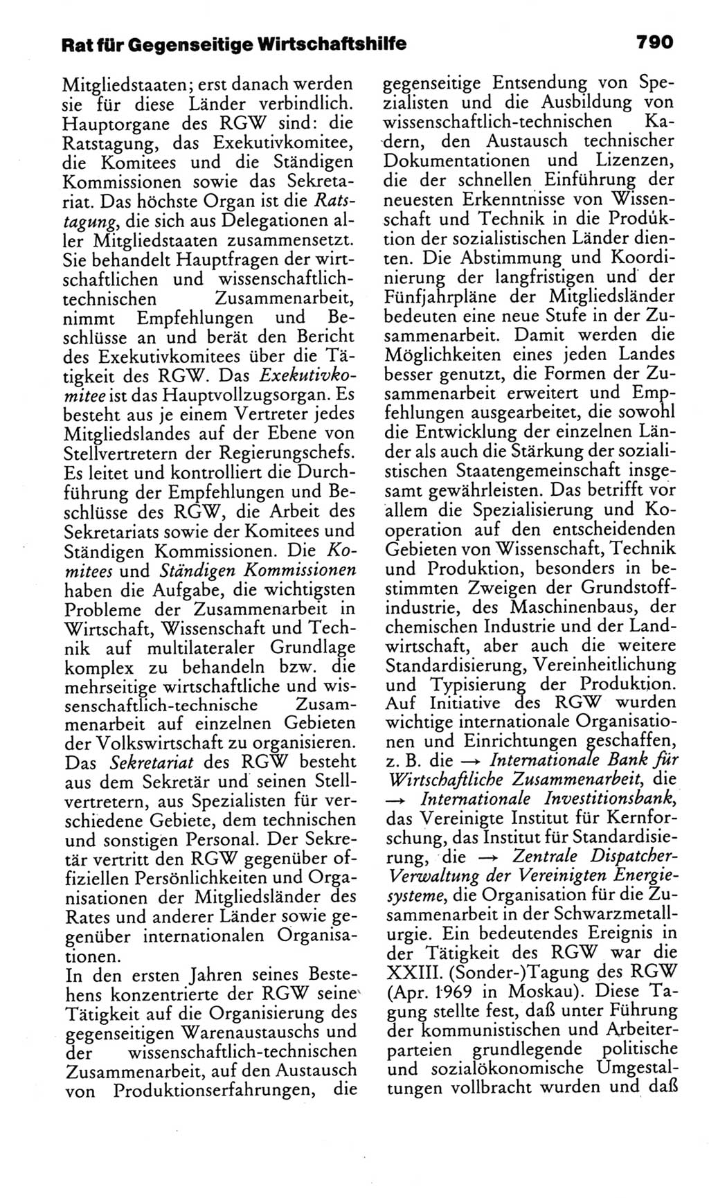 Kleines politisches Wörterbuch [Deutsche Demokratische Republik (DDR)] 1985, Seite 790 (Kl. pol. Wb. DDR 1985, S. 790)
