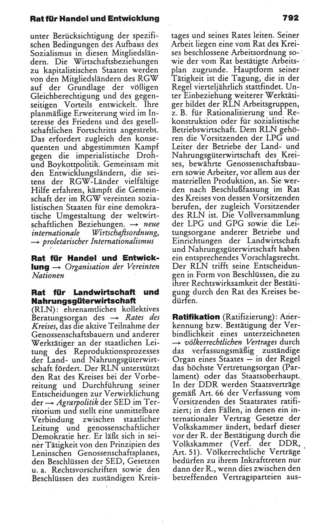 Kleines politisches Wörterbuch [Deutsche Demokratische Republik (DDR)] 1985, Seite 792 (Kl. pol. Wb. DDR 1985, S. 792)