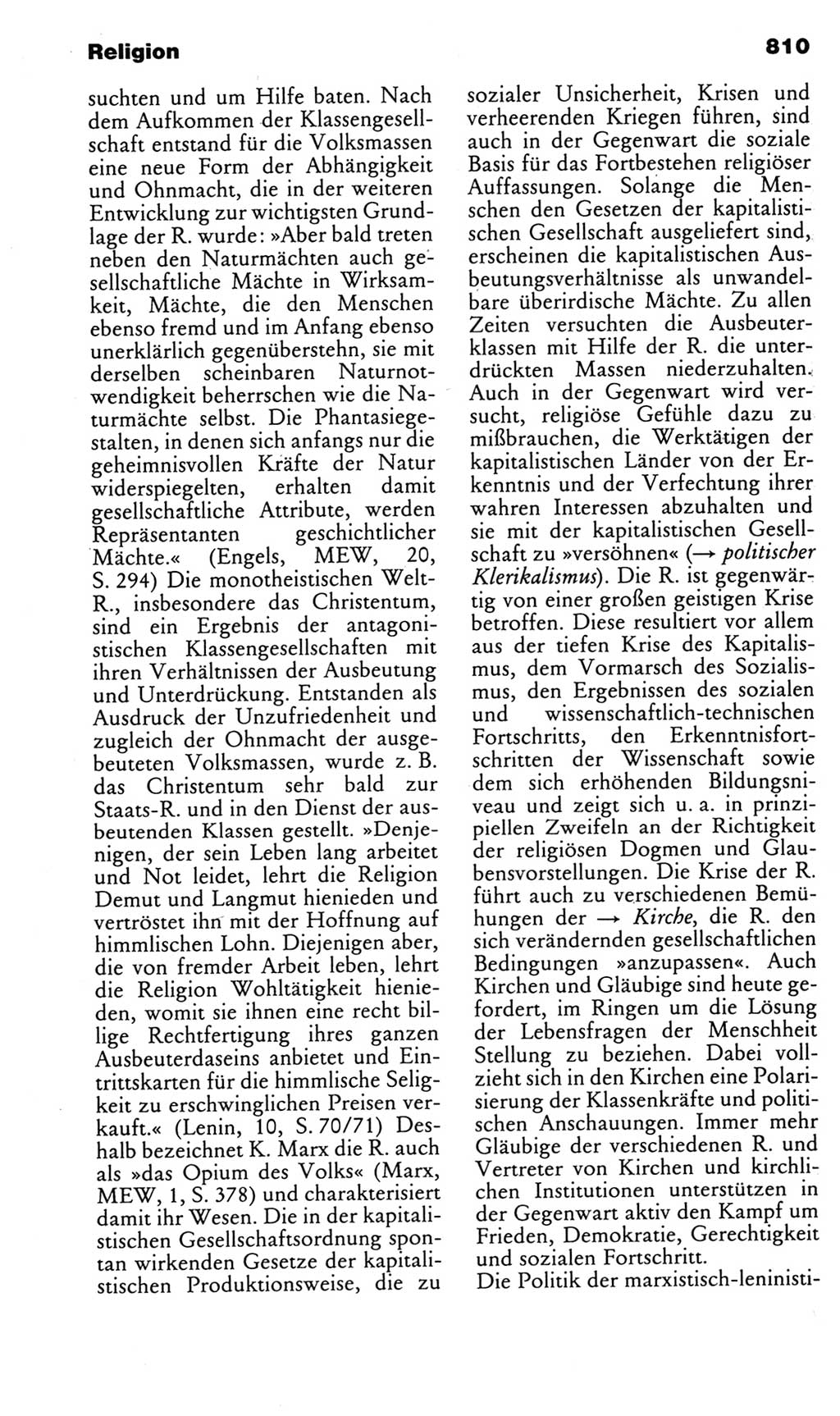 Kleines politisches Wörterbuch [Deutsche Demokratische Republik (DDR)] 1985, Seite 810 (Kl. pol. Wb. DDR 1985, S. 810)