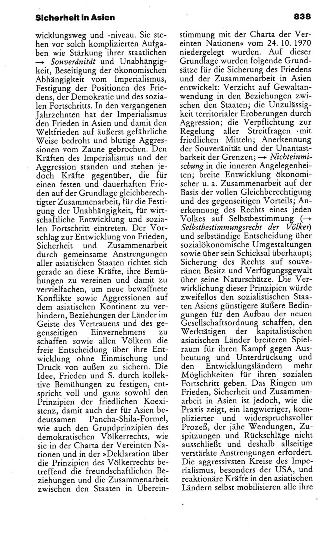 Kleines politisches Wörterbuch [Deutsche Demokratische Republik (DDR)] 1985, Seite 838 (Kl. pol. Wb. DDR 1985, S. 838)