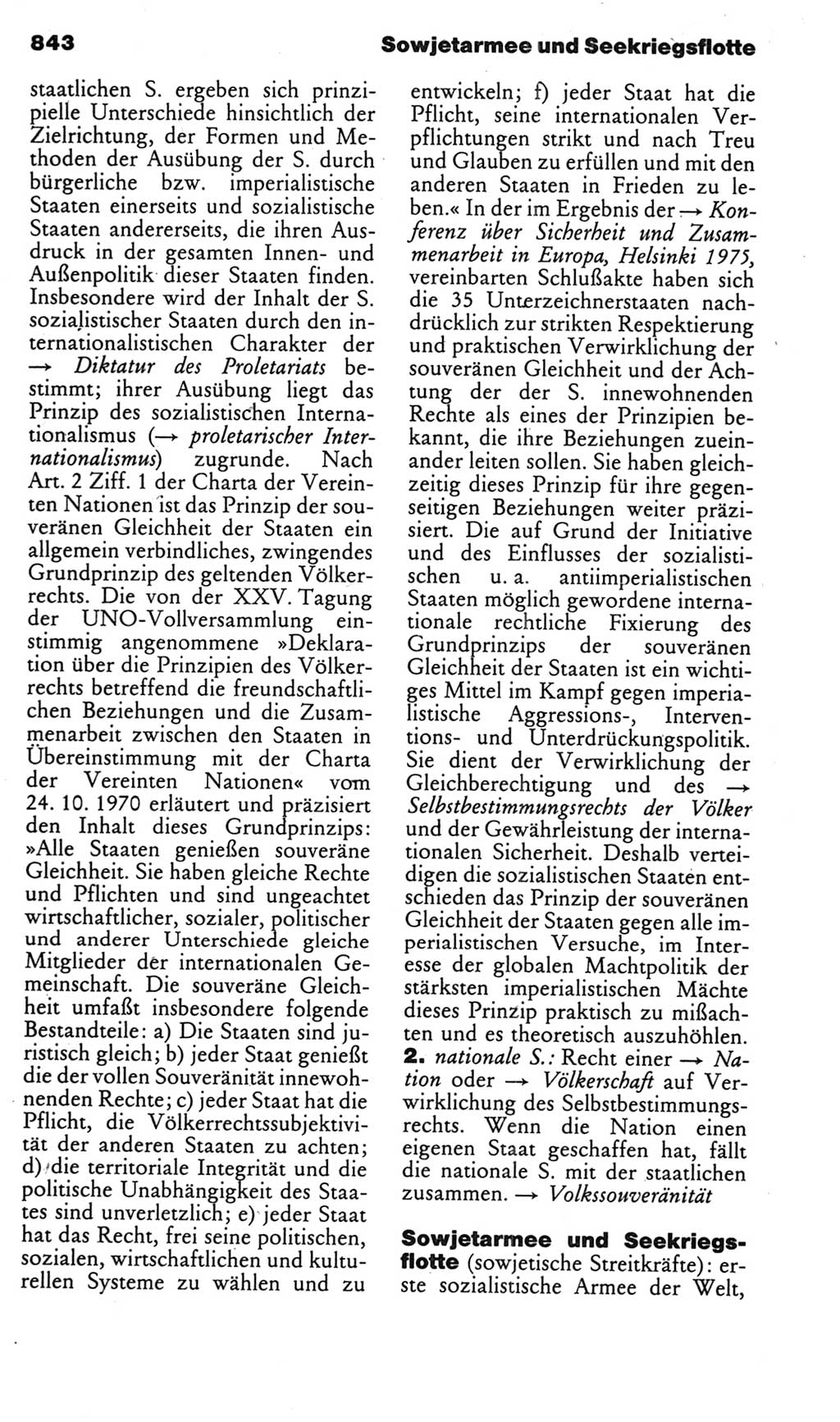Kleines politisches Wörterbuch [Deutsche Demokratische Republik (DDR)] 1985, Seite 843 (Kl. pol. Wb. DDR 1985, S. 843)