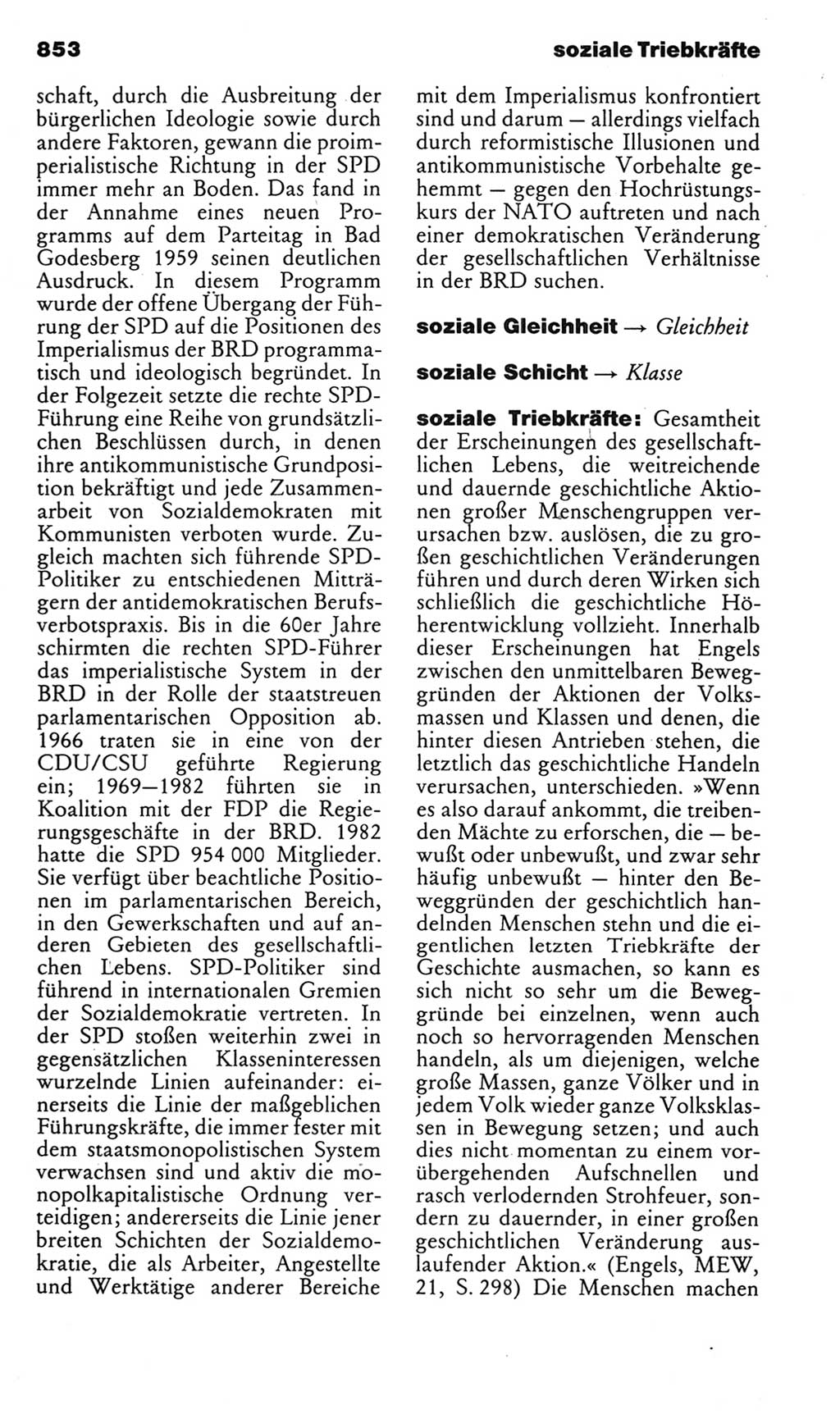 Kleines politisches Wörterbuch [Deutsche Demokratische Republik (DDR)] 1985, Seite 853 (Kl. pol. Wb. DDR 1985, S. 853)