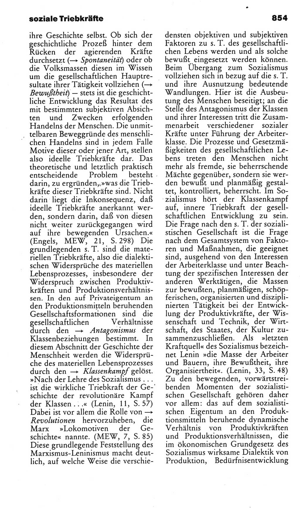 Kleines politisches Wörterbuch [Deutsche Demokratische Republik (DDR)] 1985, Seite 854 (Kl. pol. Wb. DDR 1985, S. 854)