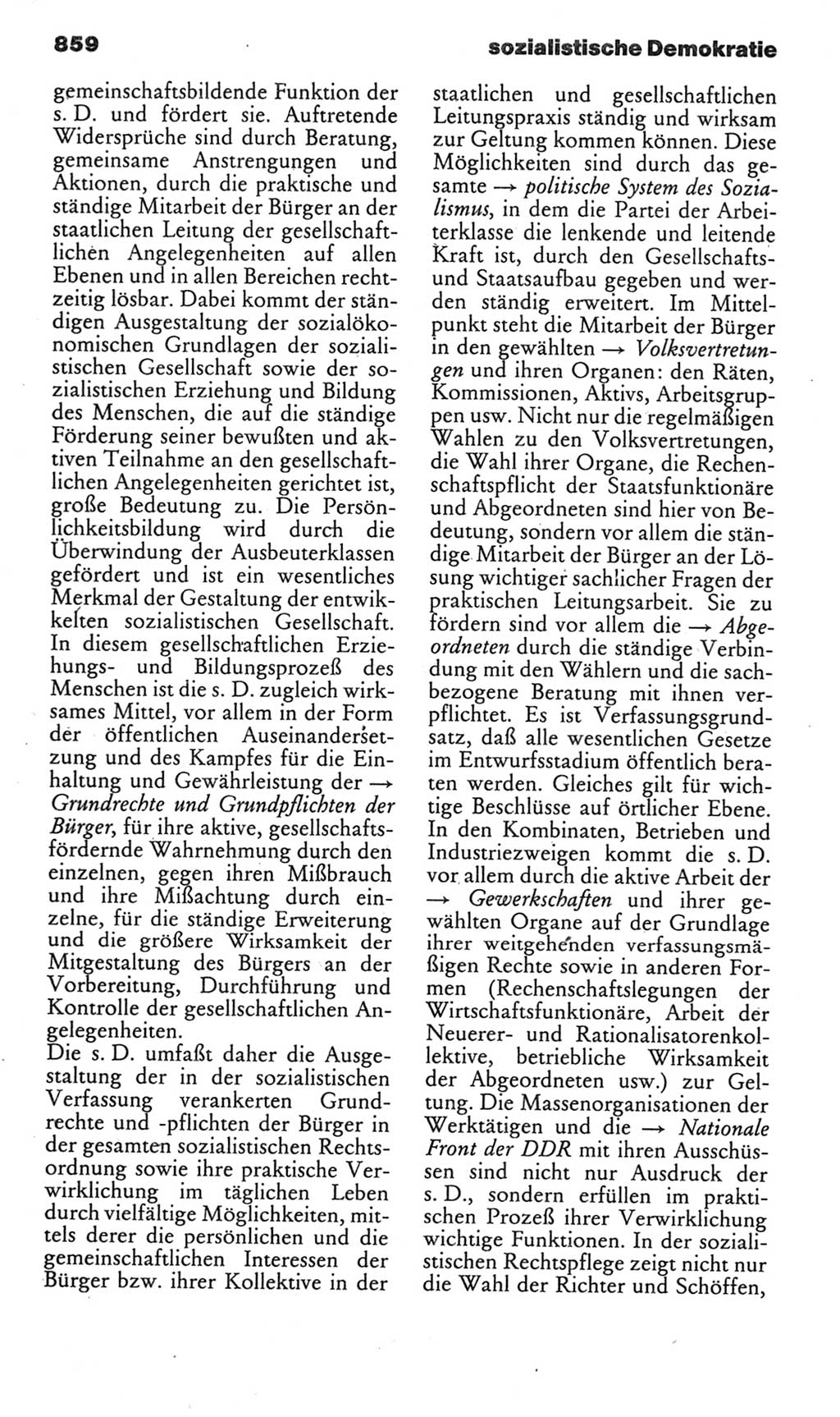 Kleines politisches Wörterbuch [Deutsche Demokratische Republik (DDR)] 1985, Seite 859 (Kl. pol. Wb. DDR 1985, S. 859)